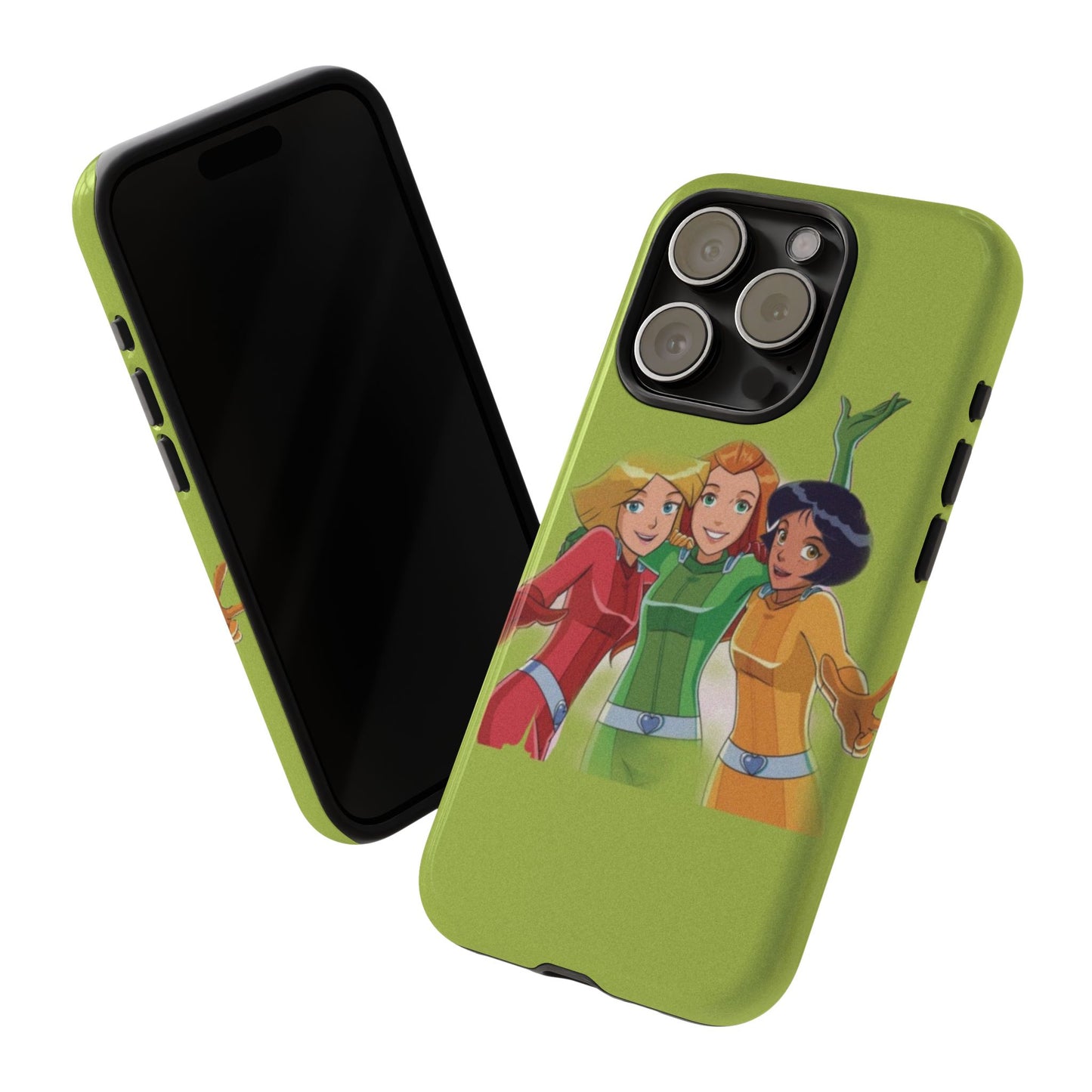 Sassy Phone Case for Tough Girls, Fun Active Protection Cover, Cartoon Friendship, Gift for Teens, Eco-friendly Mobile Accessory