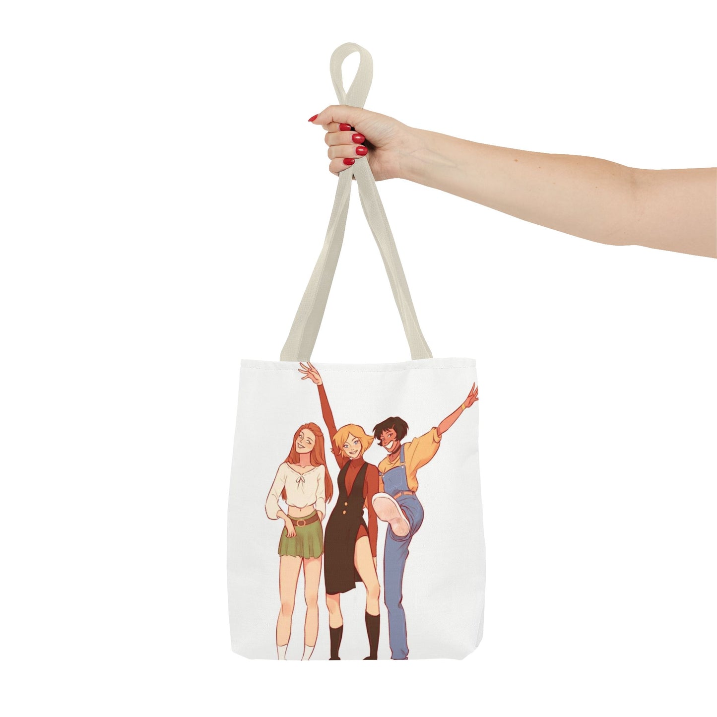 Trendy Tote Bag with Fun Character Design, Stylish Reusable Shopping Bag, Eco-Friendly Gift for Friends, Perfect for Everyday Use, [...]