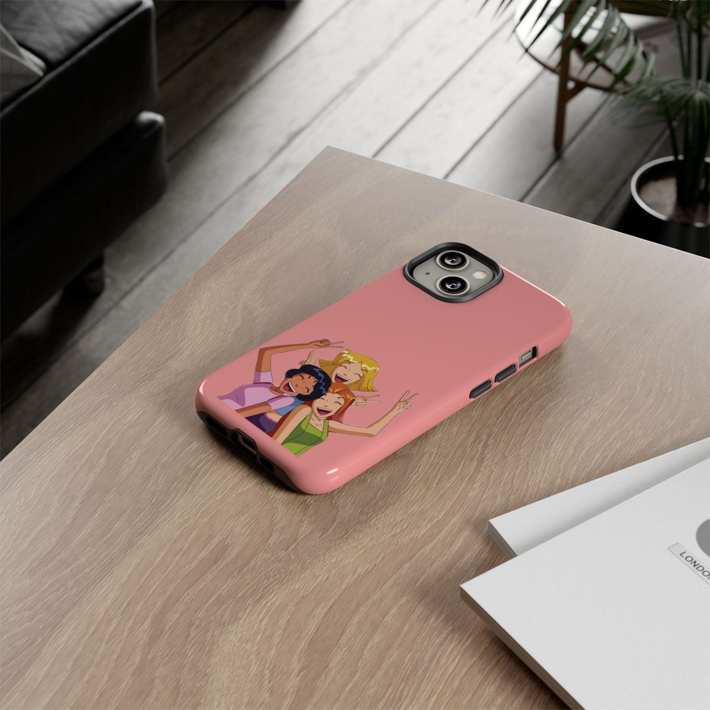 Playful Friendship Phone Case, Cute Girls Phone Cover, Tough Phone Case, Unique Tech Accessory, Gift for Friends, Fun Personalized Case