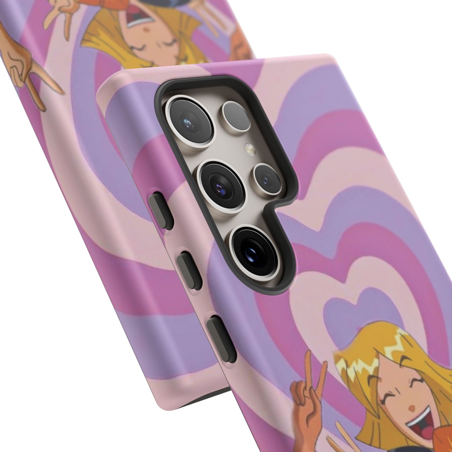 Colorful Phone Case with Cheerful Design, Fun Accessories, Gift for Teens, Trendy Tech Cover, Girls' Birthday Present