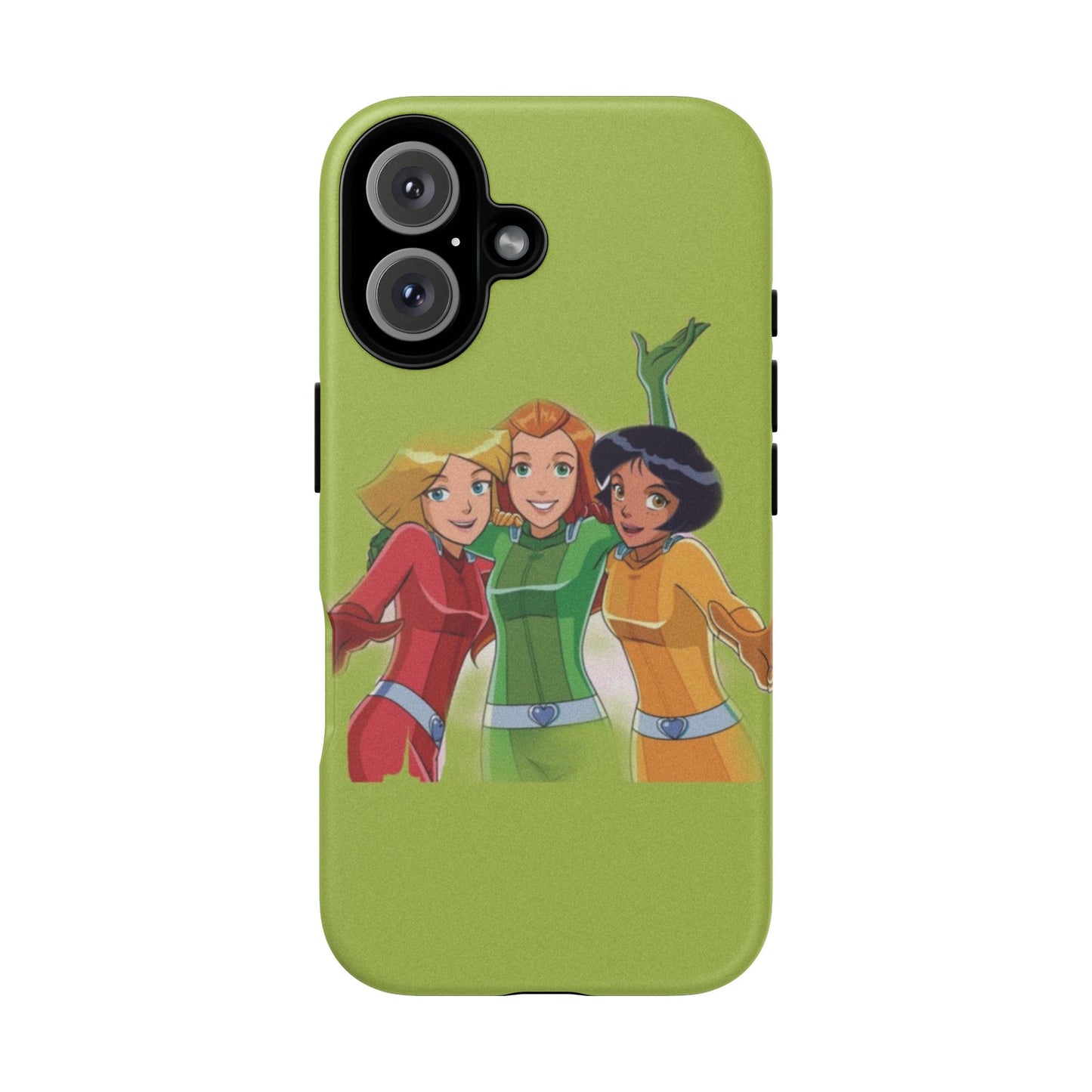Sassy Phone Case for Tough Girls, Fun Active Protection Cover, Cartoon Friendship, Gift for Teens, Eco-friendly Mobile Accessory