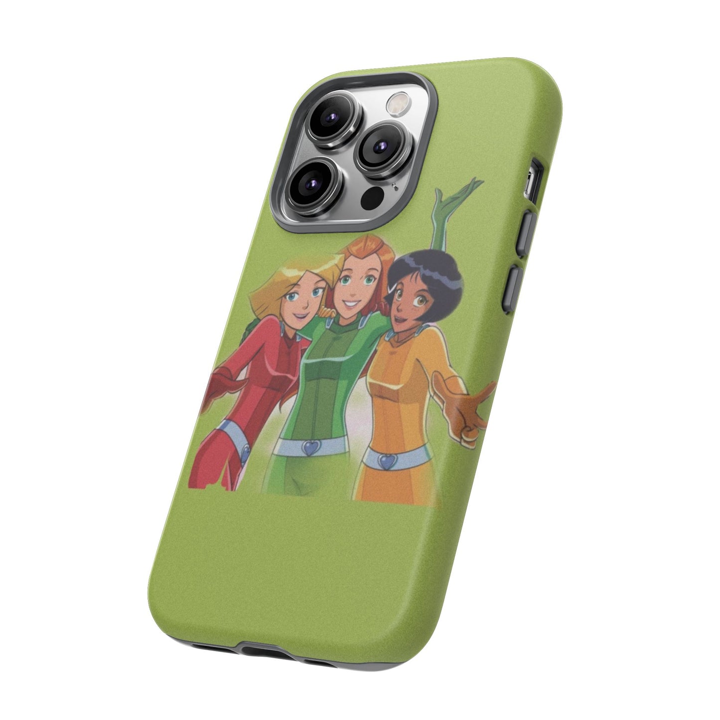 Sassy Phone Case for Tough Girls, Fun Active Protection Cover, Cartoon Friendship, Gift for Teens, Eco-friendly Mobile Accessory