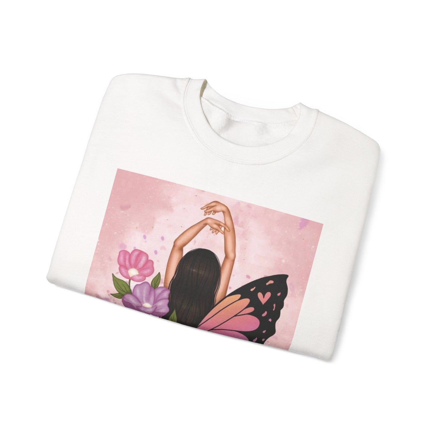 Floral Butterfly Crewneck Sweatshirt - Boho Style, Gift for Her, Cozy Fall Apparel, Perfect for Birthdays, Casual Wear, Inspirational [...]