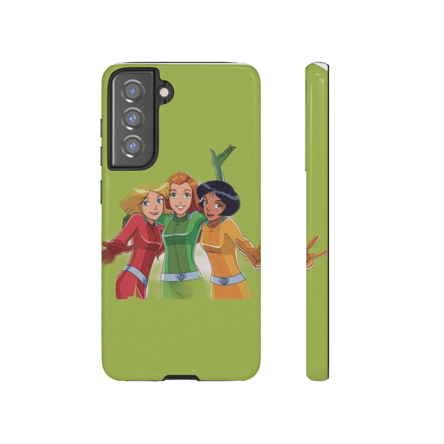 Sassy Phone Case for Tough Girls, Fun Active Protection Cover, Cartoon Friendship, Gift for Teens, Eco-friendly Mobile Accessory