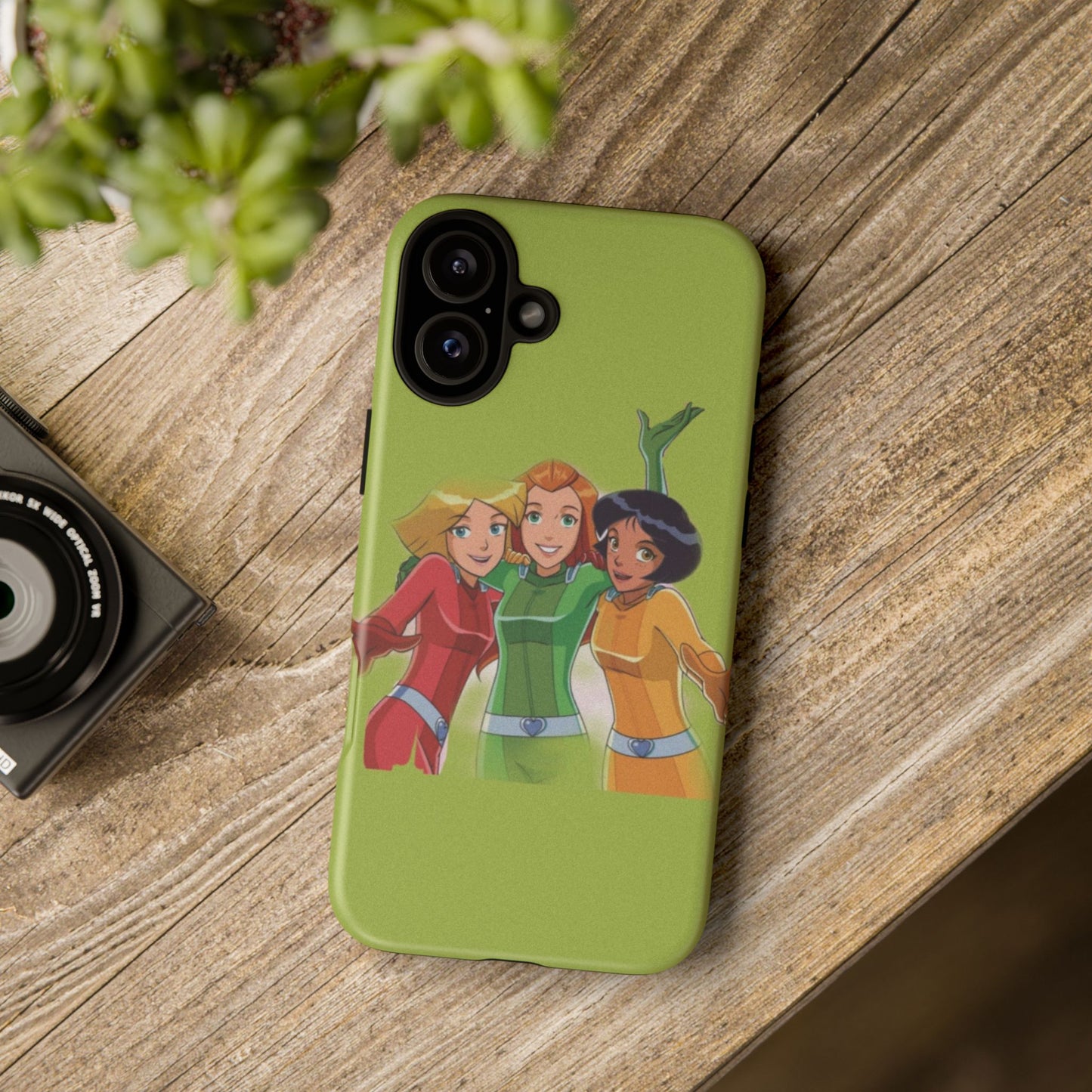 Sassy Phone Case for Tough Girls, Fun Active Protection Cover, Cartoon Friendship, Gift for Teens, Eco-friendly Mobile Accessory