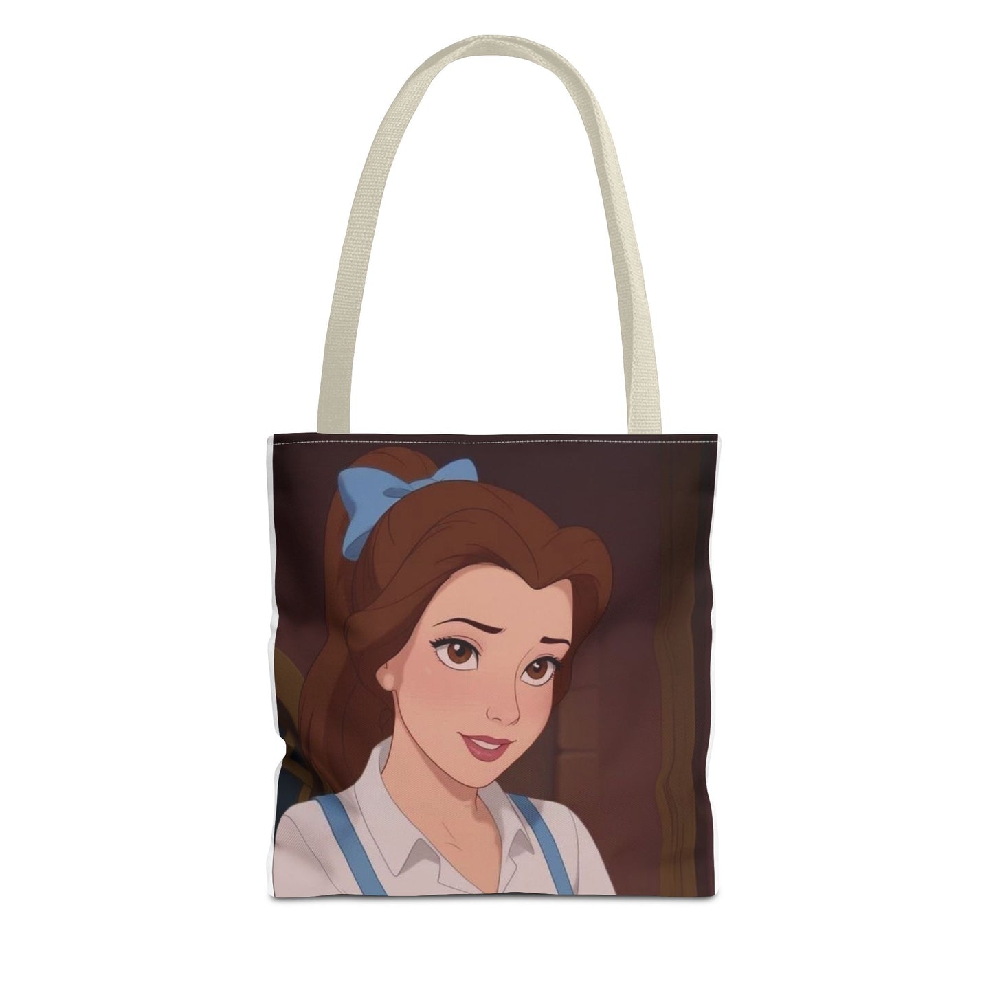 Belle Inspired Tote Bag - Disney Fan Gift, AOP Print, Versatile Carry-All Bag, Ideal for Shopping, Beach, or Daily Use