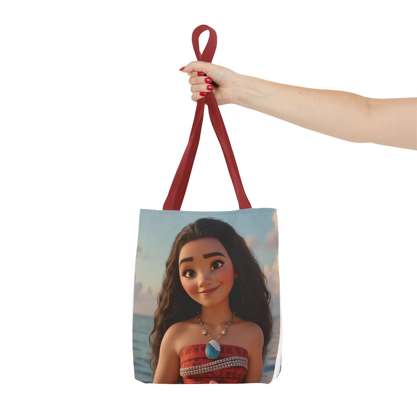 Moana-Inspired Tote Bag, Stylish Beach Tote, Gen Z Fashion, Vacation Accessory, Gift for Disney Lovers, Eco-Friendly Bag