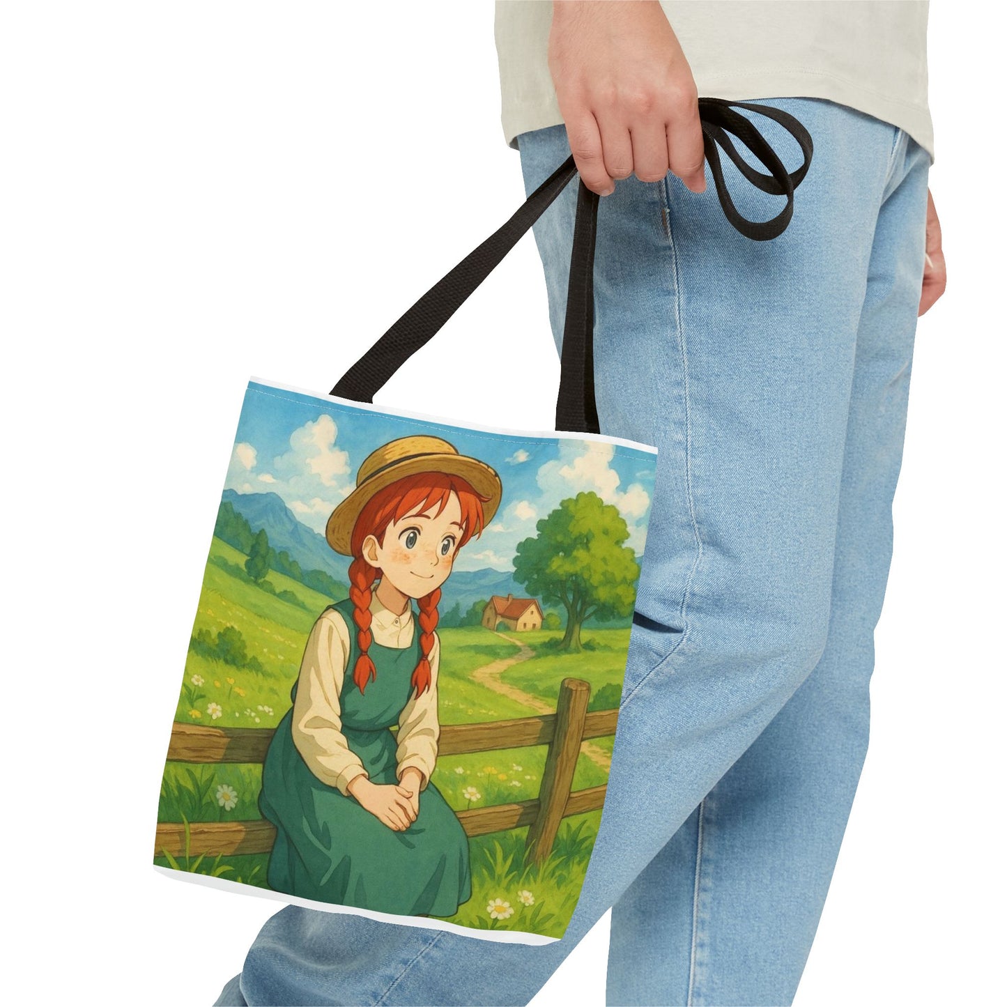 Anime-Inspired Tote Bag, Stylish Carry-All, Eco-Friendly Gift, Perfect for Students, Everyday Essentials, Art Lovers, Cute Canvas Bag