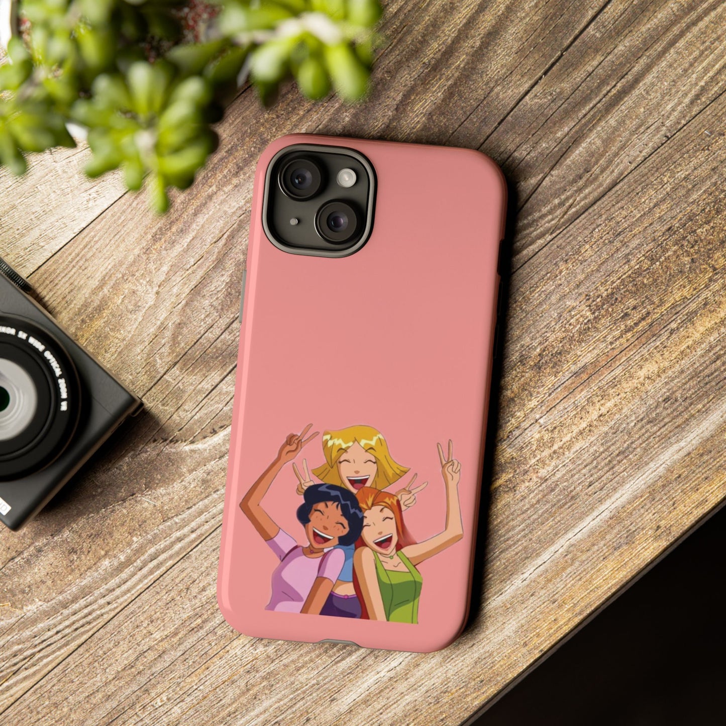Playful Friendship Phone Case, Cute Girls Phone Cover, Tough Phone Case, Unique Tech Accessory, Gift for Friends, Fun Personalized Case