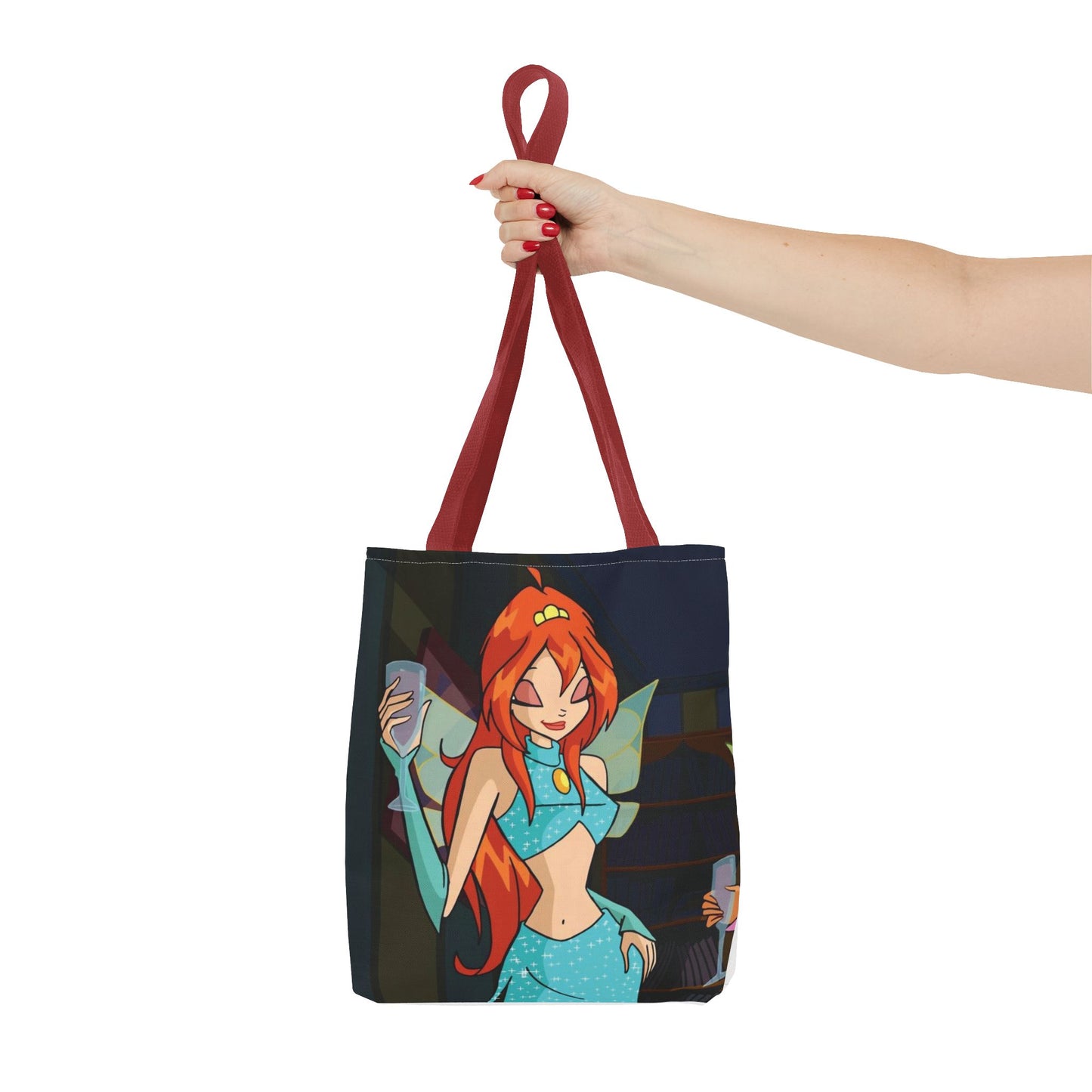 Fairy Princess Tote Bag | AOP Floral Shopper | Magic Gift for Her | Fairy Lover Essential | Eco-Friendly Style