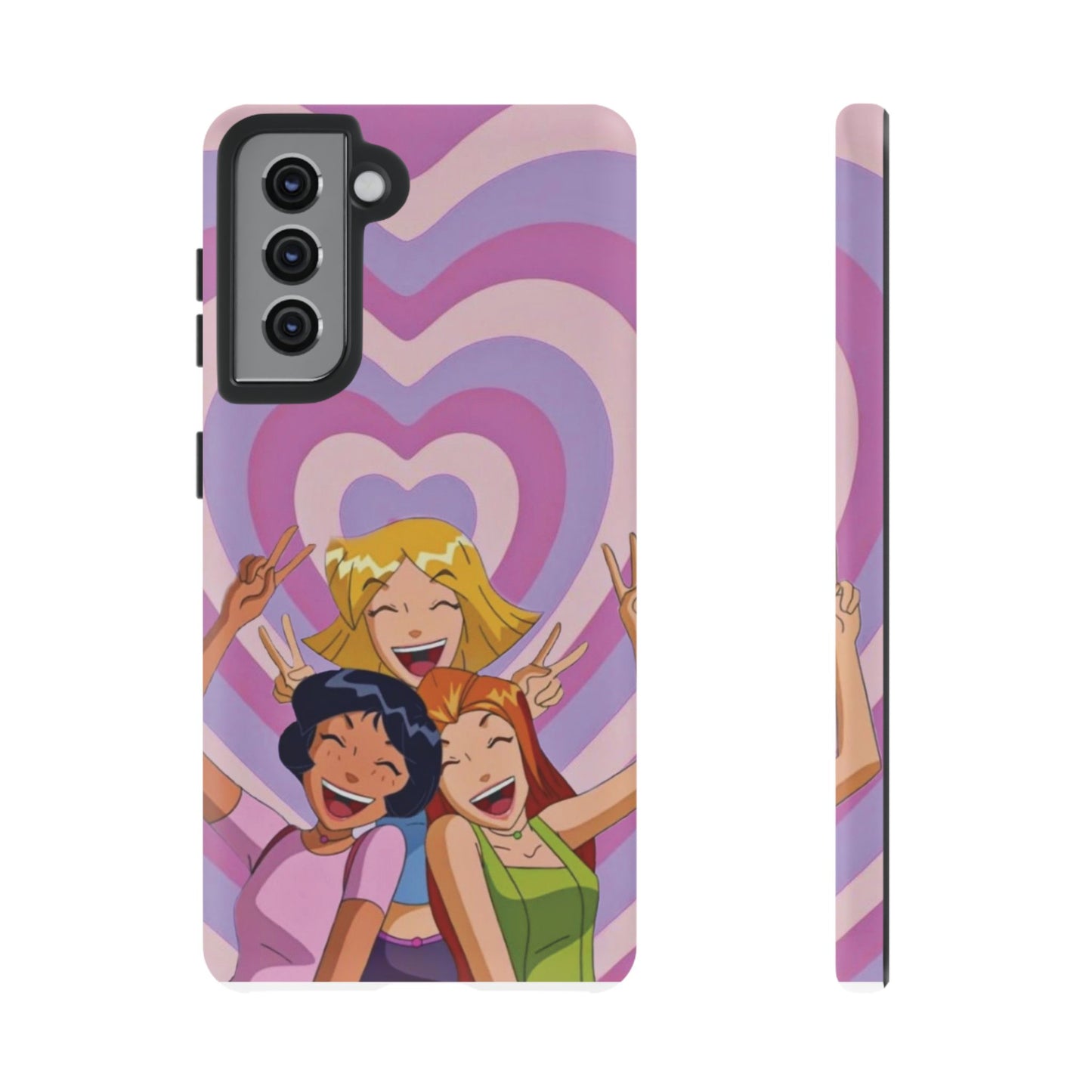 Colorful Phone Case with Cheerful Design, Fun Accessories, Gift for Teens, Trendy Tech Cover, Girls' Birthday Present