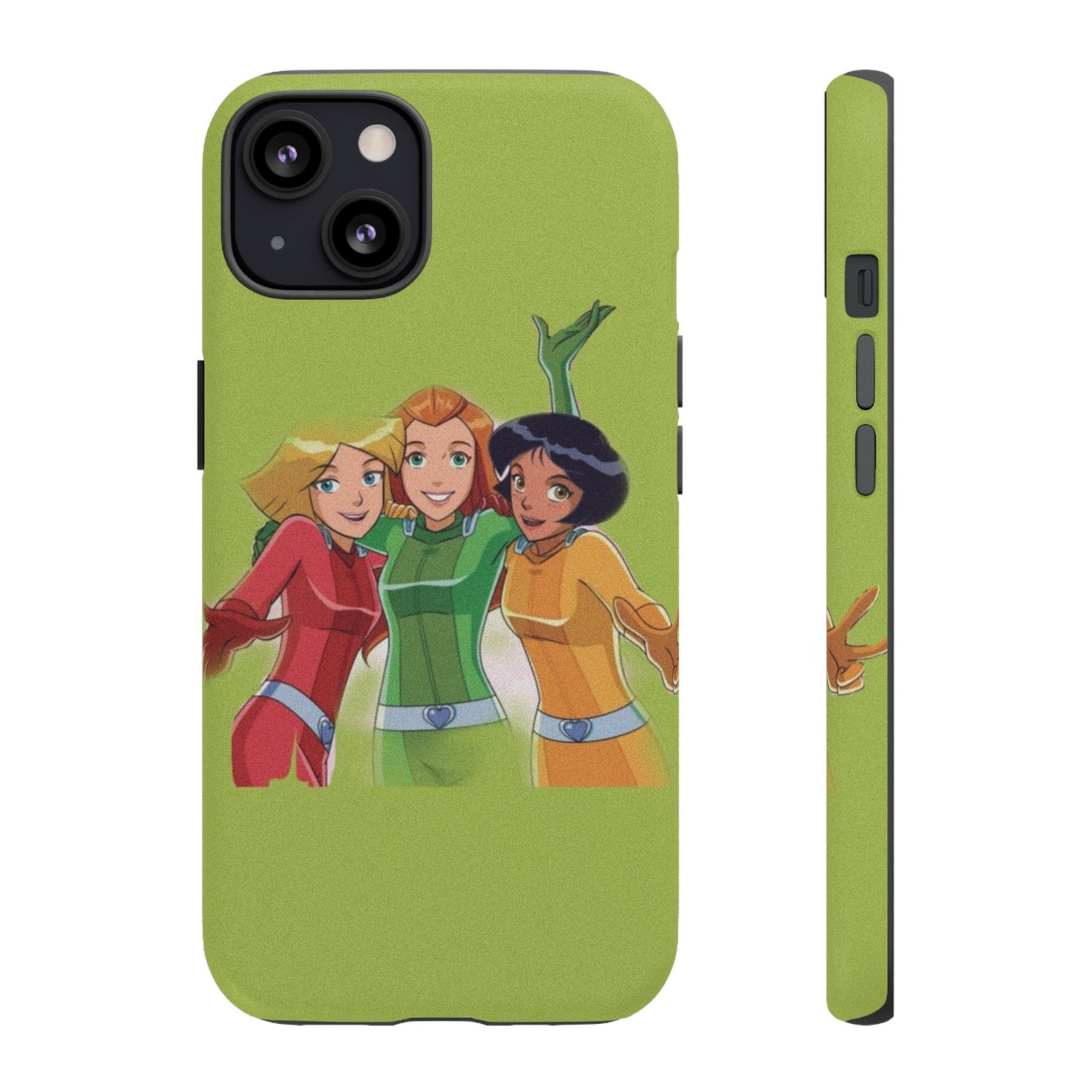 Sassy Phone Case for Tough Girls, Fun Active Protection Cover, Cartoon Friendship, Gift for Teens, Eco-friendly Mobile Accessory
