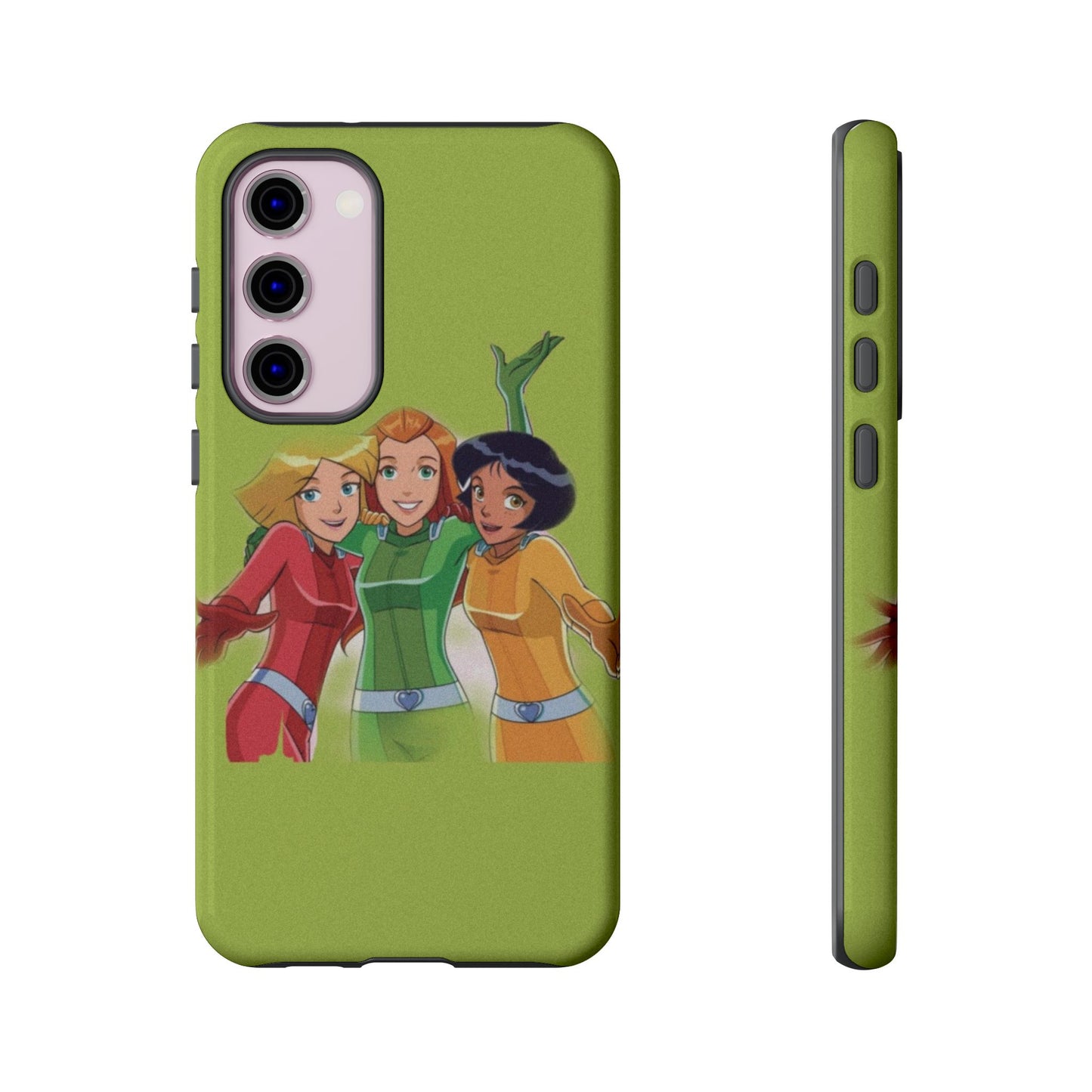 Sassy Phone Case for Tough Girls, Fun Active Protection Cover, Cartoon Friendship, Gift for Teens, Eco-friendly Mobile Accessory