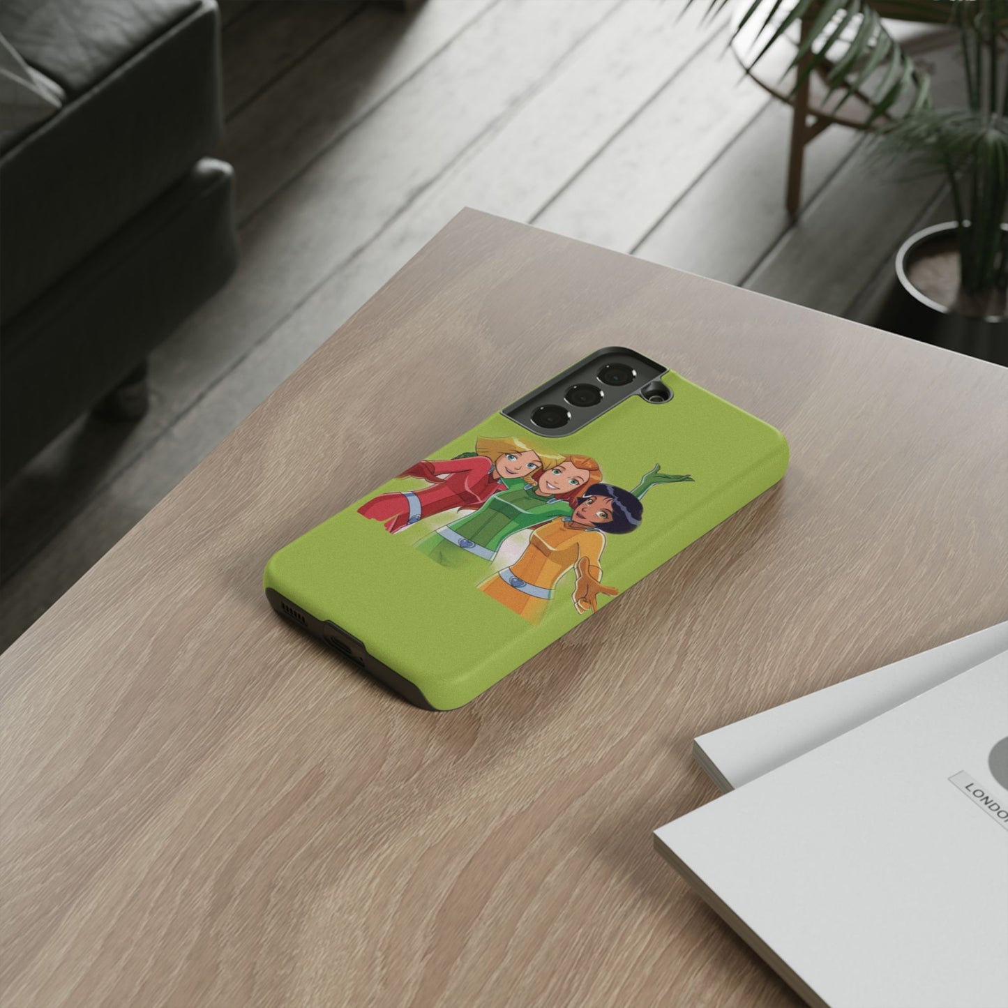Sassy Phone Case for Tough Girls, Fun Active Protection Cover, Cartoon Friendship, Gift for Teens, Eco-friendly Mobile Accessory