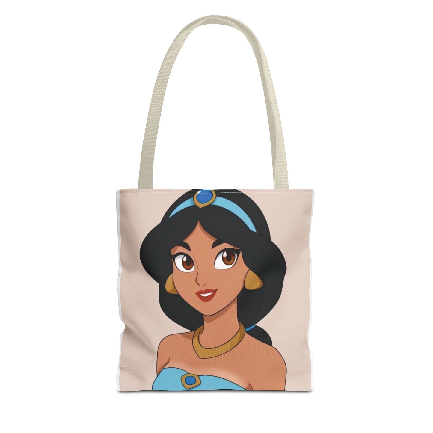 Princess Jasmine AOP Tote Bag | Stylish Tote for Everyday Use, Disney Fan Gift, Travel Bag, Grocery Shopping, Beach Bag