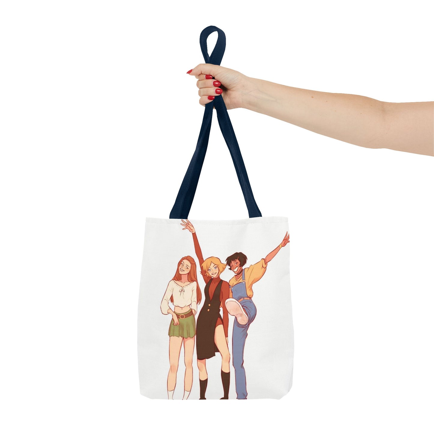Trendy Tote Bag with Fun Character Design, Stylish Reusable Shopping Bag, Eco-Friendly Gift for Friends, Perfect for Everyday Use, [...]