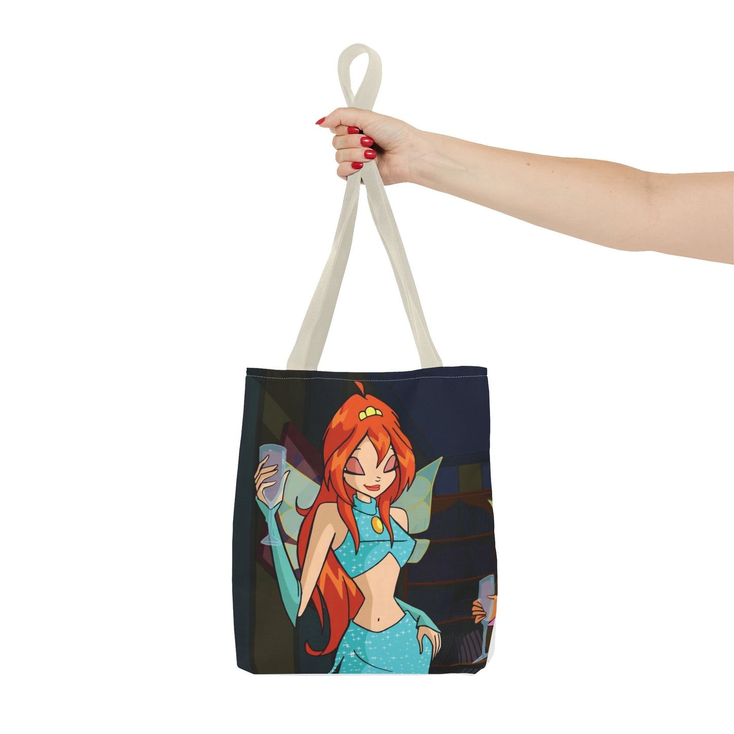 Fairy Princess Tote Bag | AOP Floral Shopper | Magic Gift for Her | Fairy Lover Essential | Eco-Friendly Style