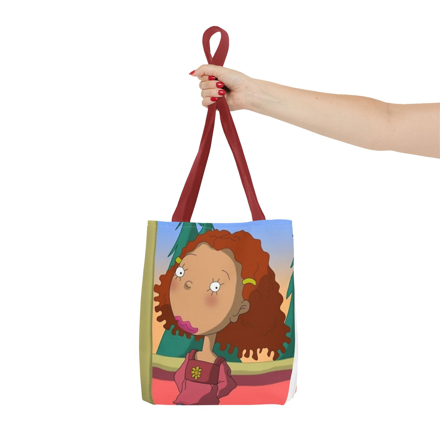 Whimsical Character Tote Bag, Fun Shopping Bag, Everyday Use, Eco-Friendly Gift, Unique Art, Novelty Accessory, Cartoon Lover's Bag