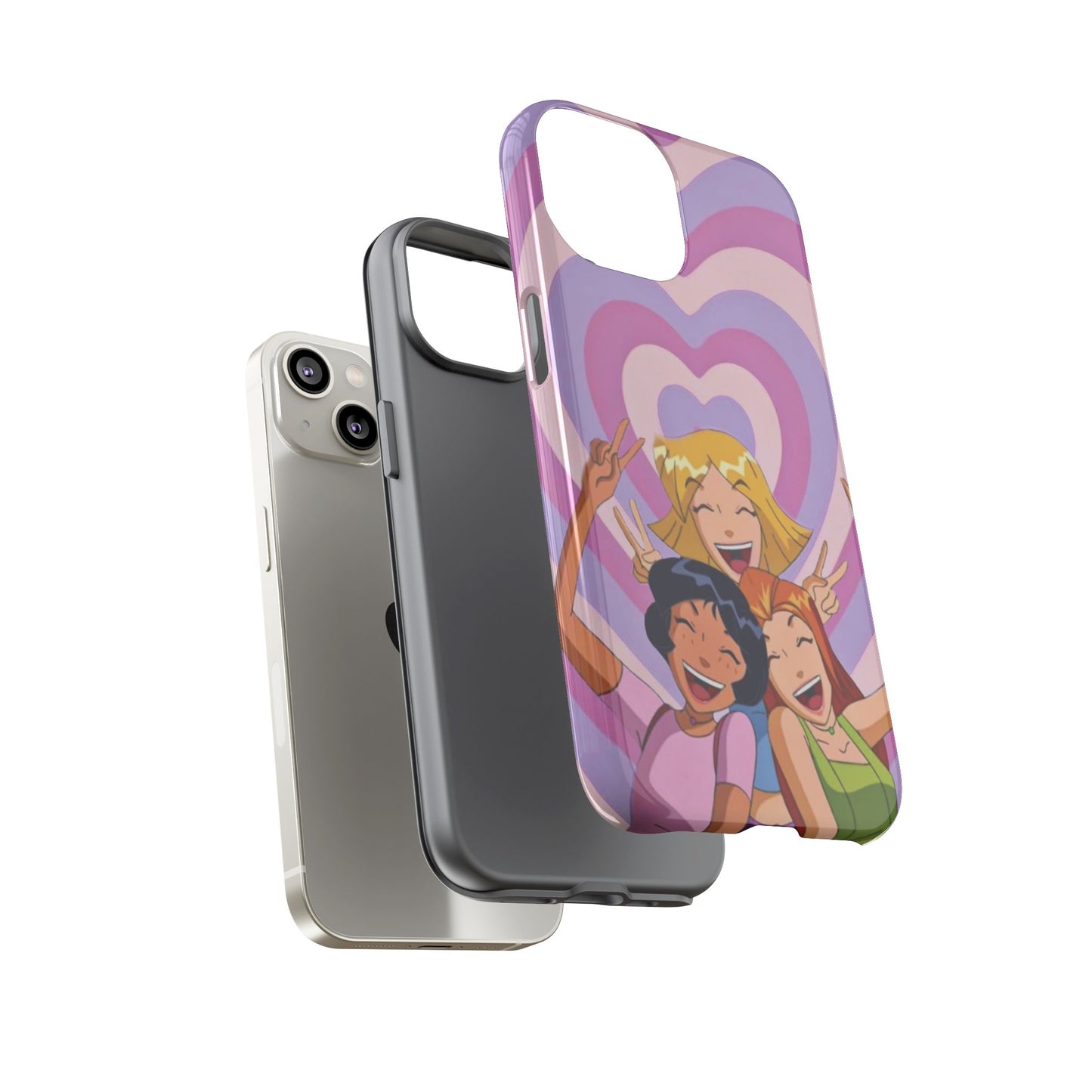 Colorful Phone Case with Cheerful Design, Fun Accessories, Gift for Teens, Trendy Tech Cover, Girls' Birthday Present