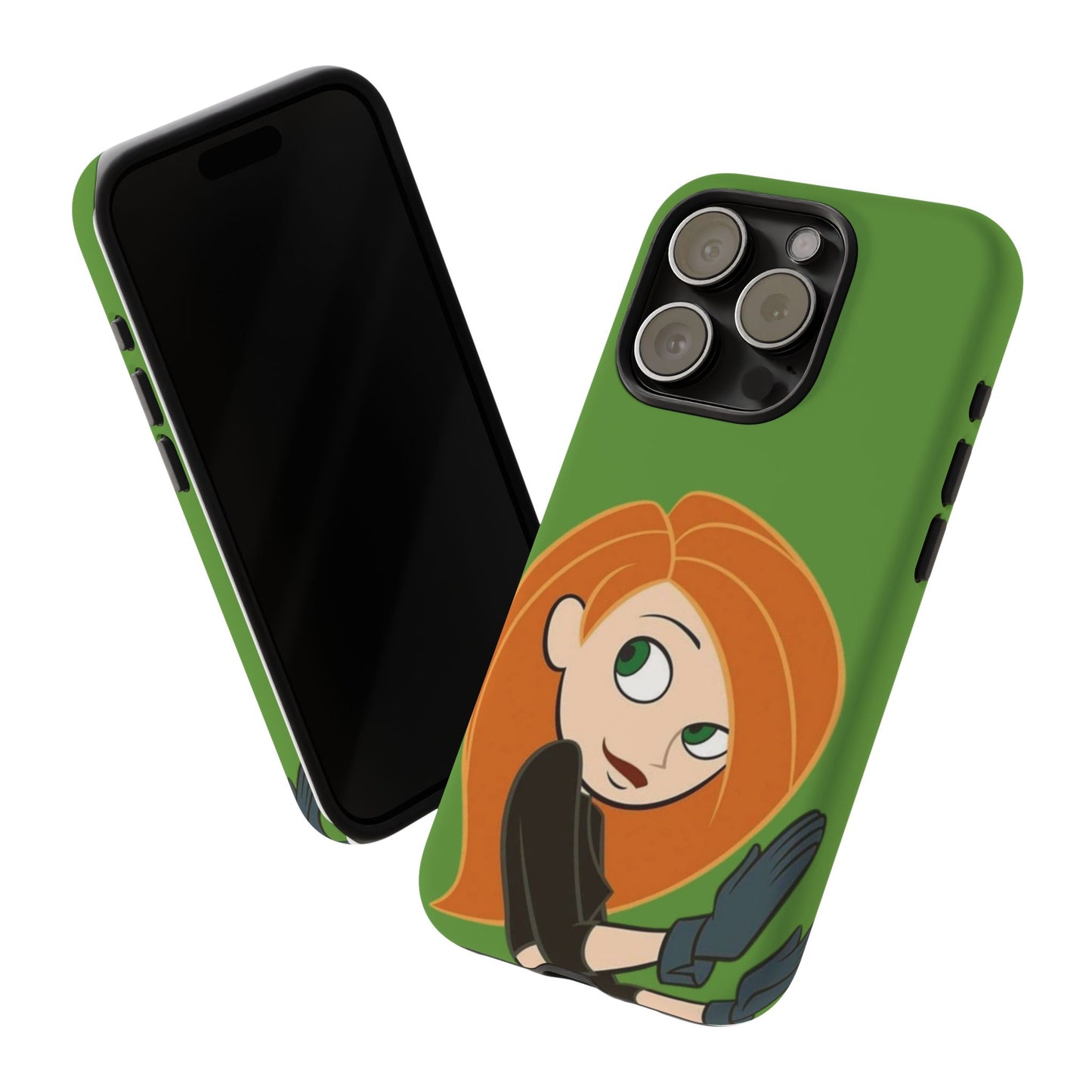 Kim Possible Phone Case, Tough Cases for Teens, Cartoon Accessories, Gift for Her, Pop Culture Merchandise, Fun Tech Gear