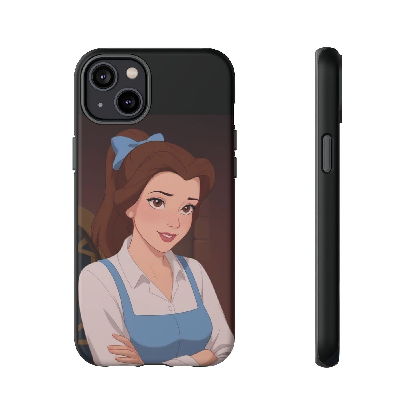 Disney Princess Phone Case, Tough Cases for Girls, Aesthetic Phone Cover, Belle Inspired Design, Cute Gift for Kids