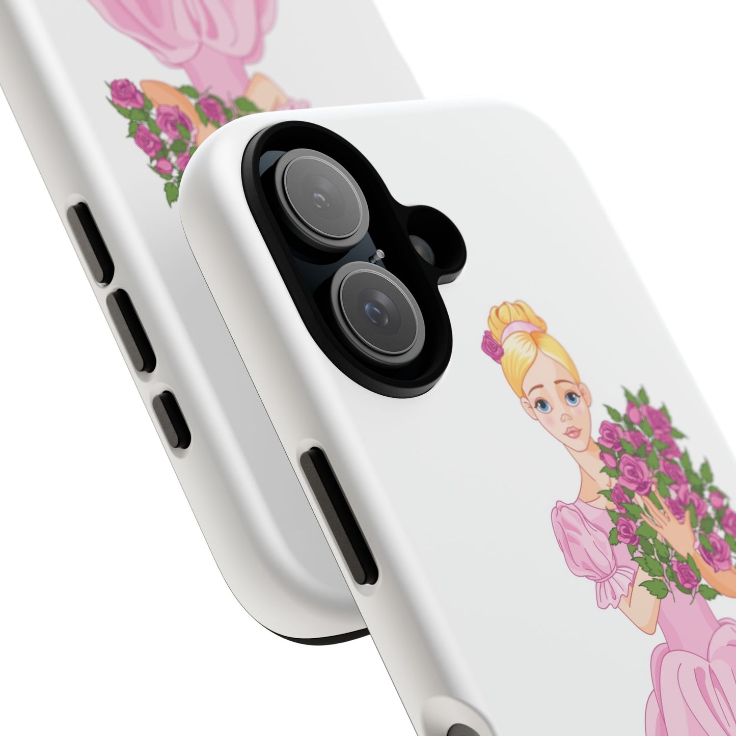 Cinderella Floral Phone Case, Tough Cases for Disney Fans, Cute Protection, Gift for Her, Magical Accessories, Fantasy Design