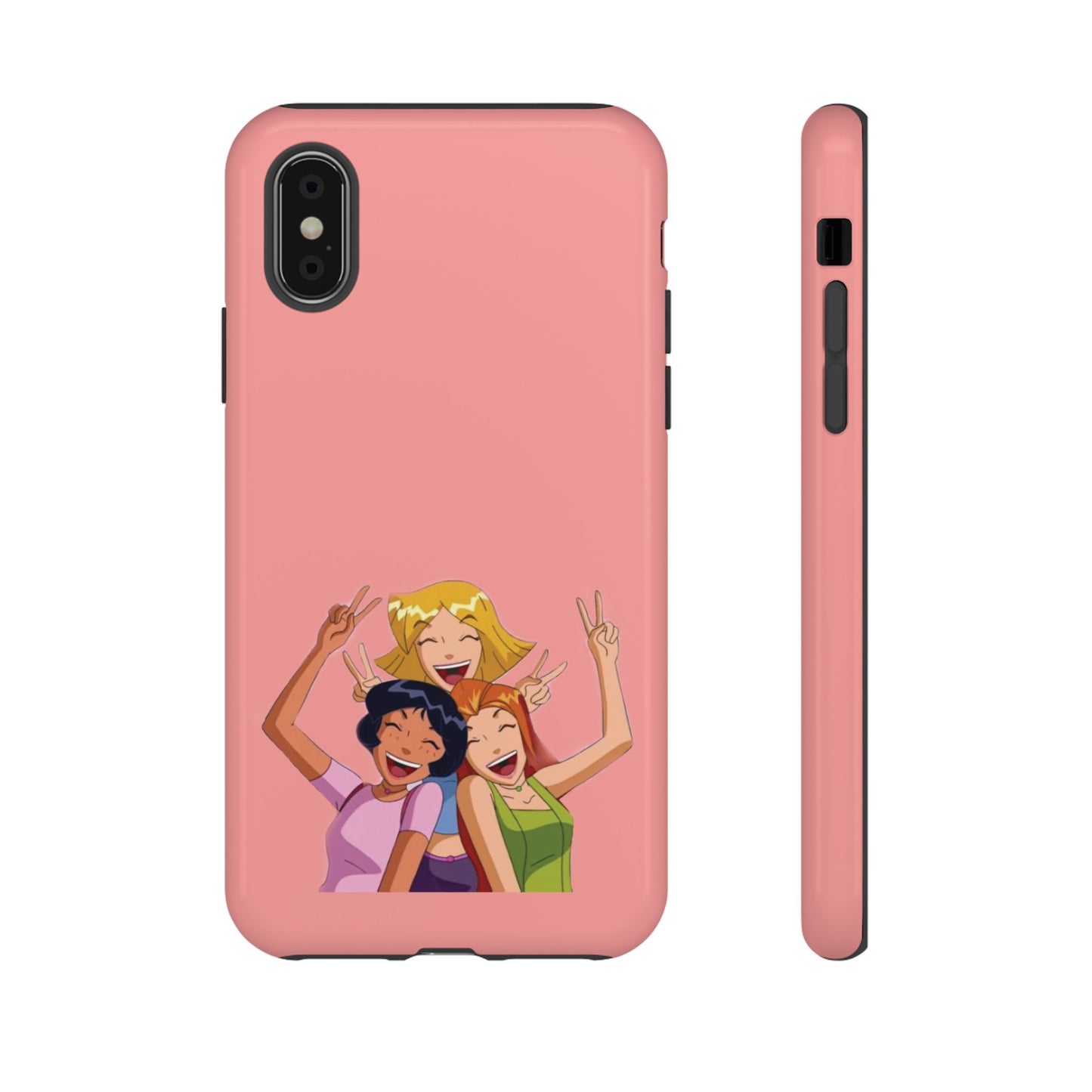 Playful Friendship Phone Case, Cute Girls Phone Cover, Tough Phone Case, Unique Tech Accessory, Gift for Friends, Fun Personalized Case