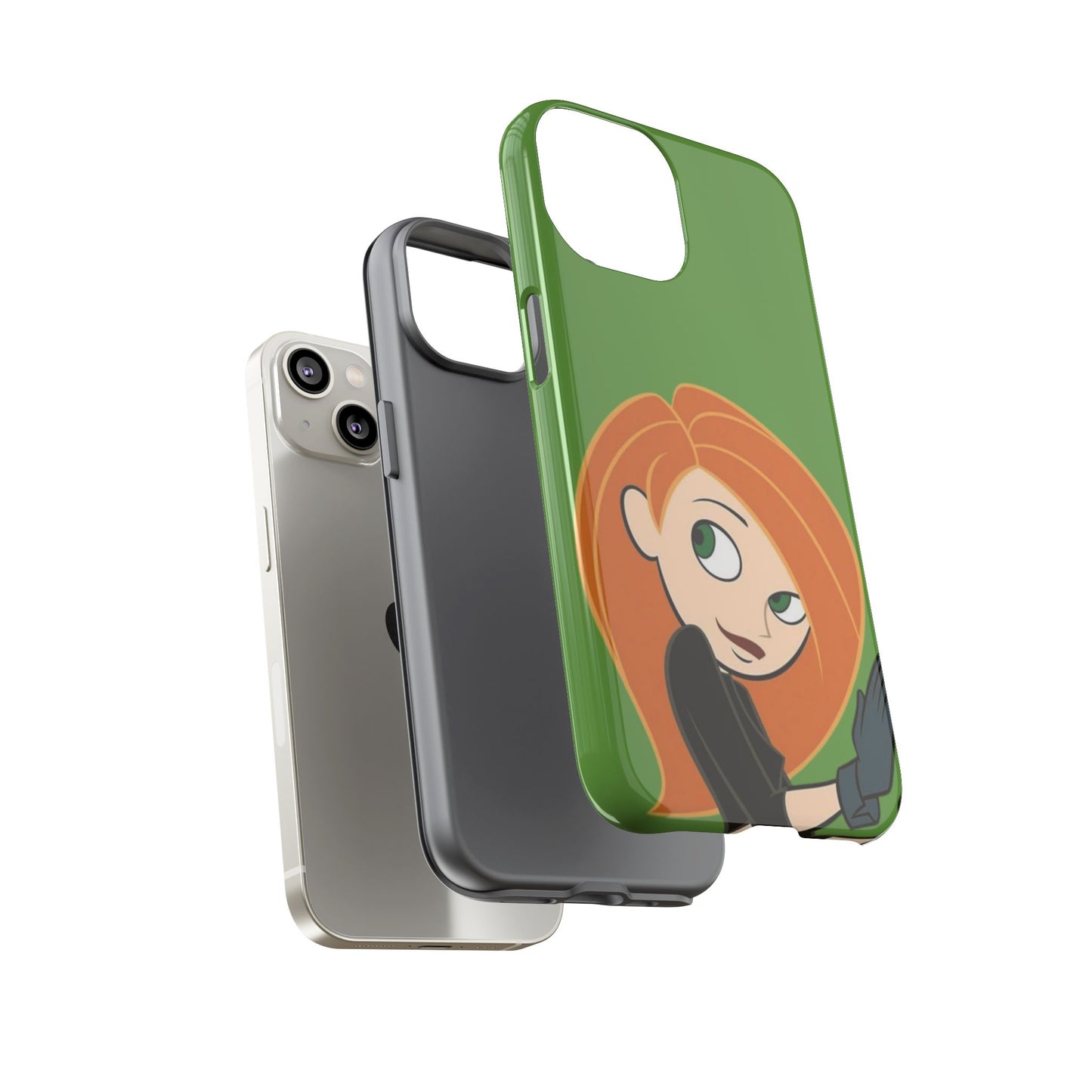 Kim Possible Phone Case, Tough Cases for Teens, Cartoon Accessories, Gift for Her, Pop Culture Merchandise, Fun Tech Gear