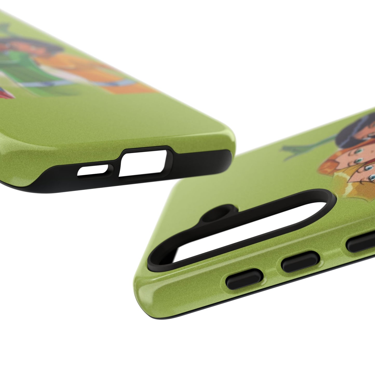 Sassy Phone Case for Tough Girls, Fun Active Protection Cover, Cartoon Friendship, Gift for Teens, Eco-friendly Mobile Accessory