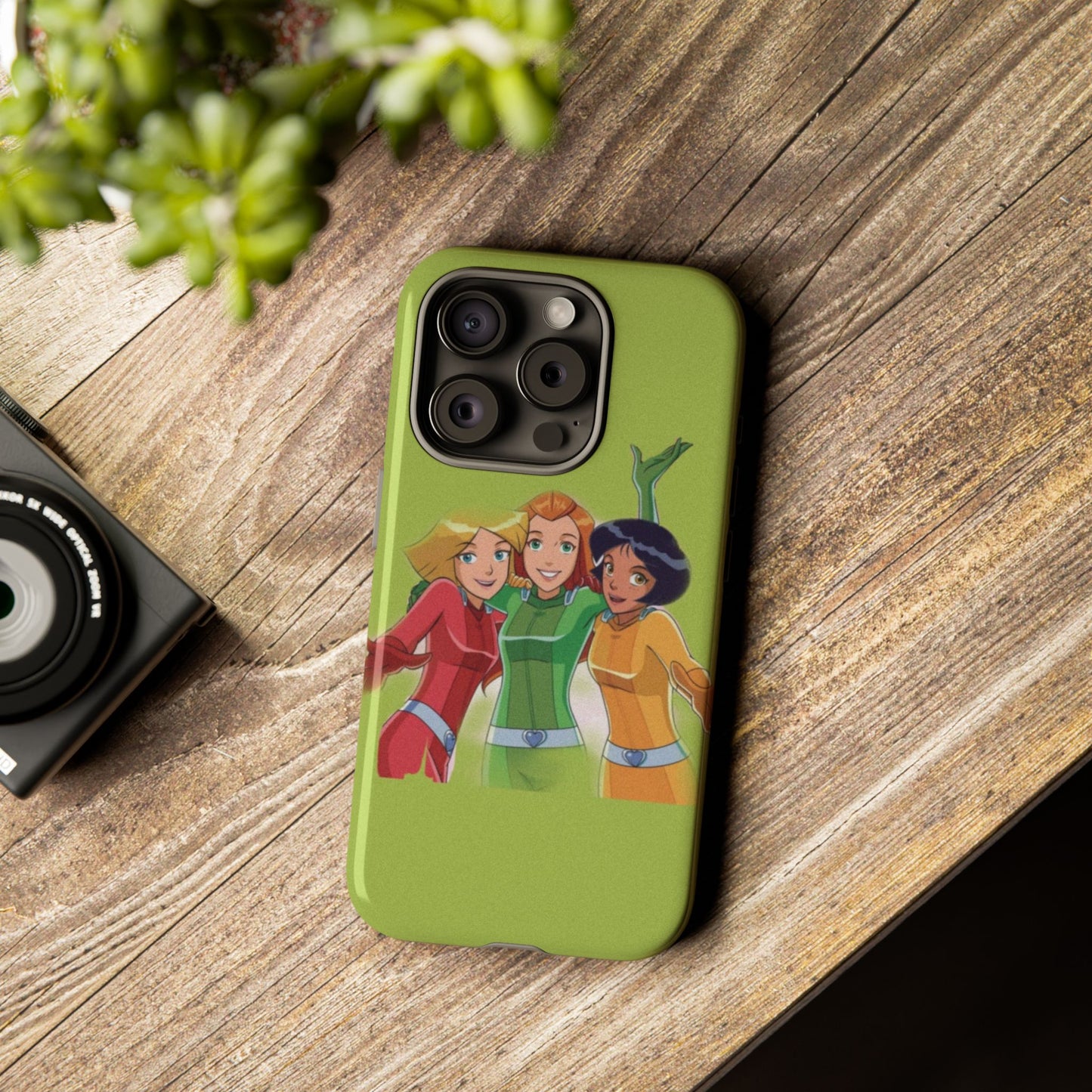 Sassy Phone Case for Tough Girls, Fun Active Protection Cover, Cartoon Friendship, Gift for Teens, Eco-friendly Mobile Accessory