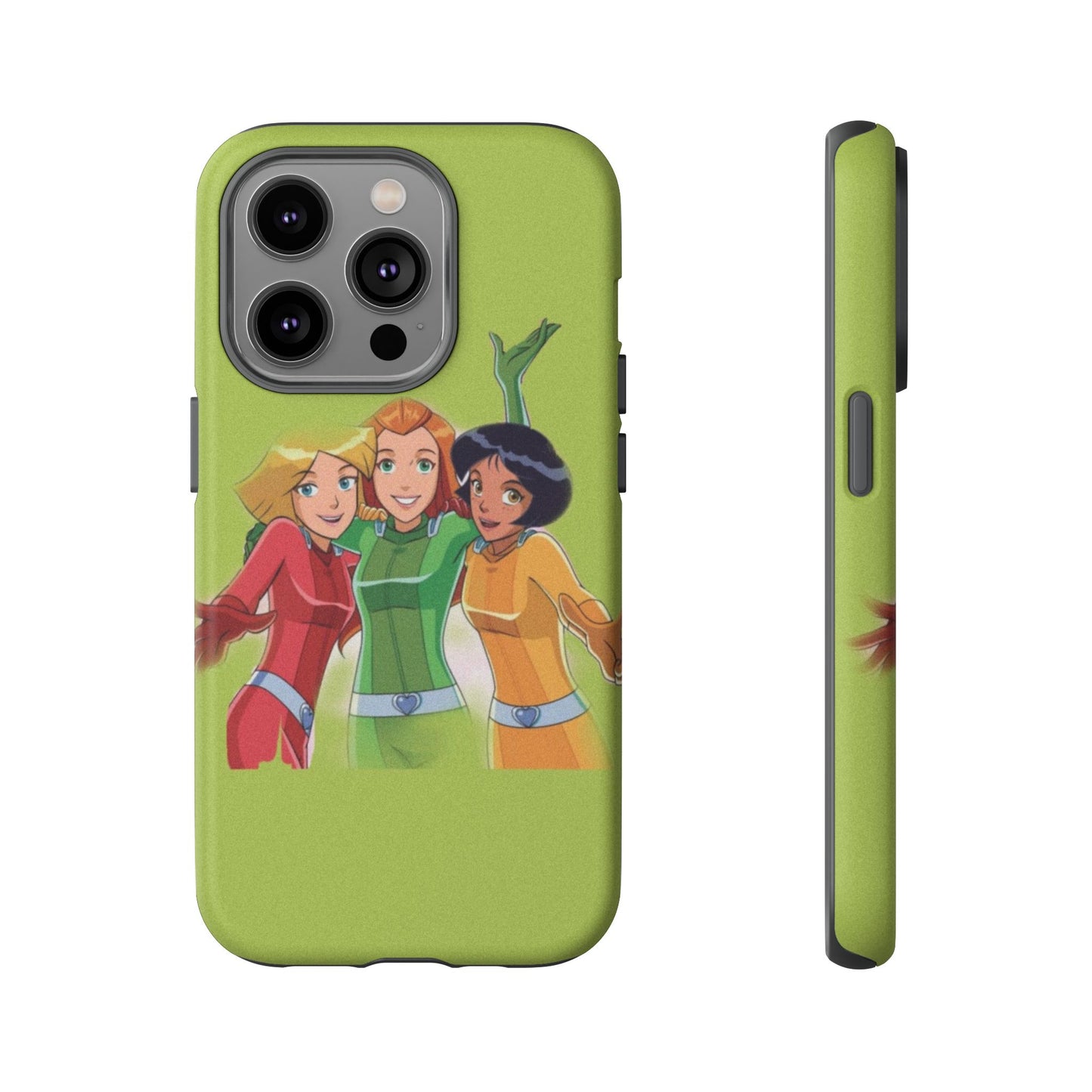 Sassy Phone Case for Tough Girls, Fun Active Protection Cover, Cartoon Friendship, Gift for Teens, Eco-friendly Mobile Accessory