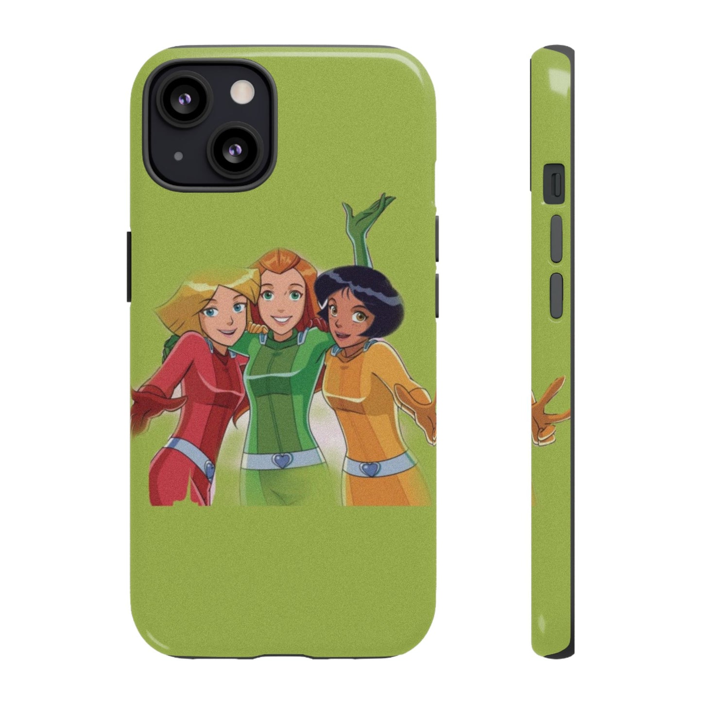 Sassy Phone Case for Tough Girls, Fun Active Protection Cover, Cartoon Friendship, Gift for Teens, Eco-friendly Mobile Accessory