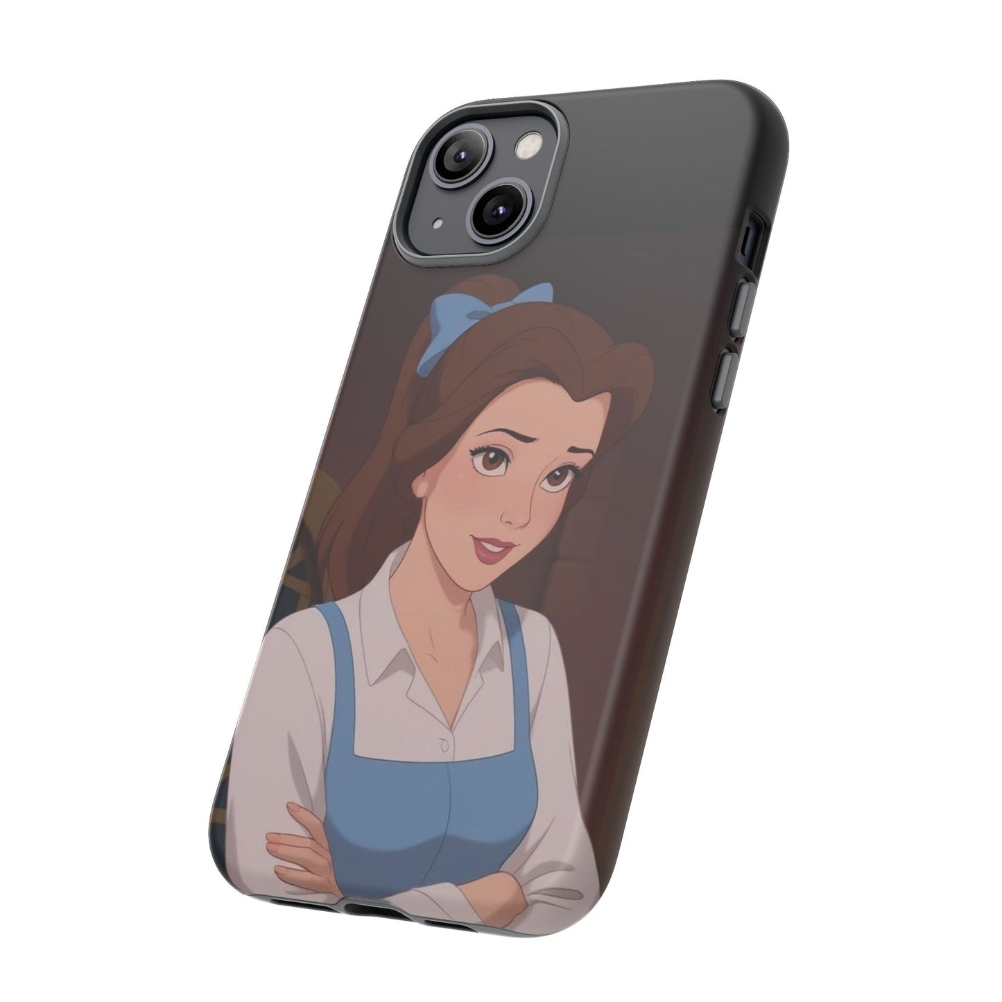 Disney Princess Phone Case, Tough Cases for Girls, Aesthetic Phone Cover, Belle Inspired Design, Cute Gift for Kids