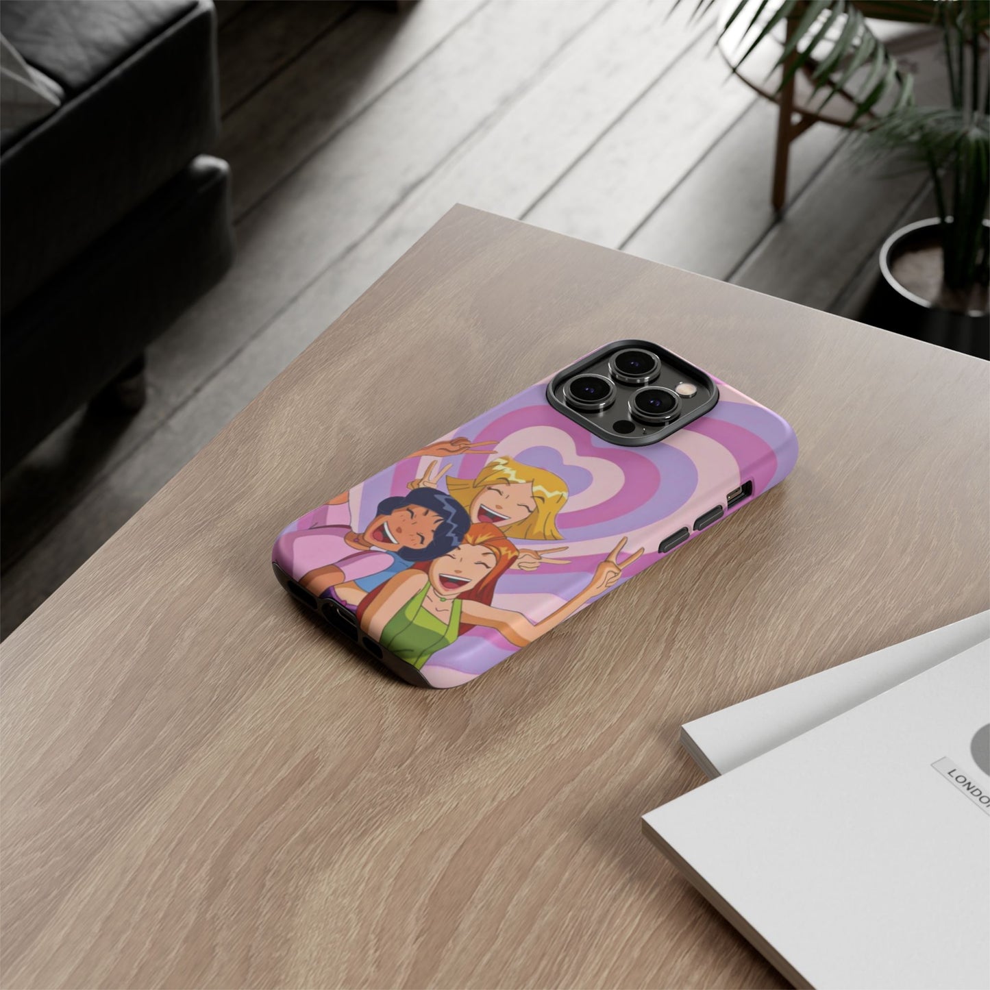 Colorful Phone Case with Cheerful Design, Fun Accessories, Gift for Teens, Trendy Tech Cover, Girls' Birthday Present