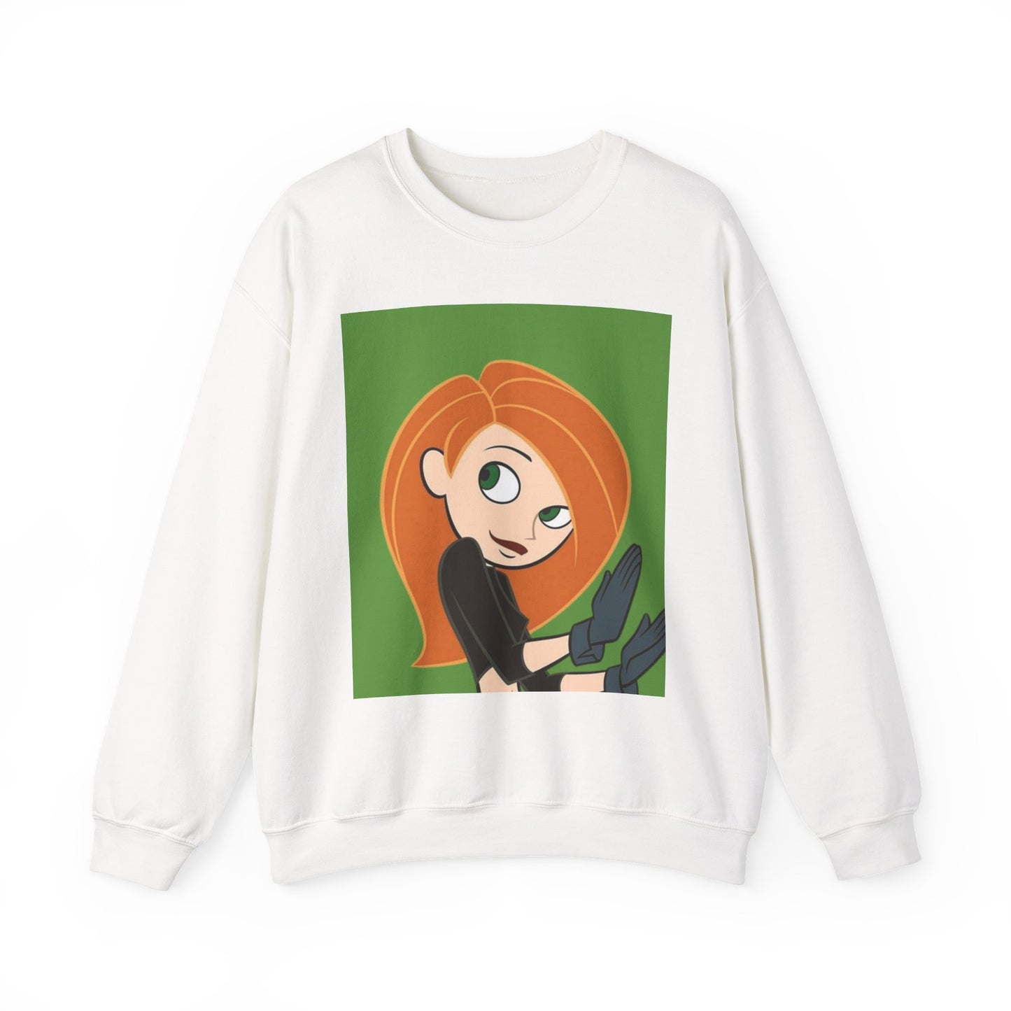 Kim Possible Inspired Sweatshirt, Cozy Crewneck, Cartoon Apparel, Gift for Fans, Comfortable Casual Wear, Unisex Hoodie