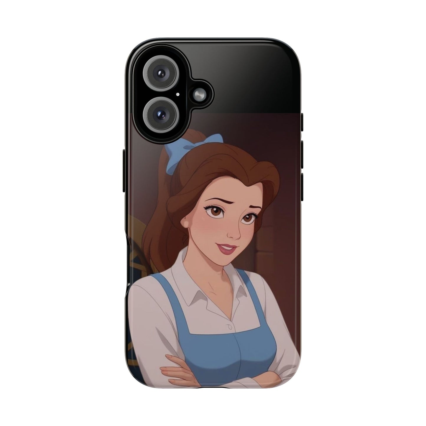 Disney Princess Phone Case, Tough Cases for Girls, Aesthetic Phone Cover, Belle Inspired Design, Cute Gift for Kids