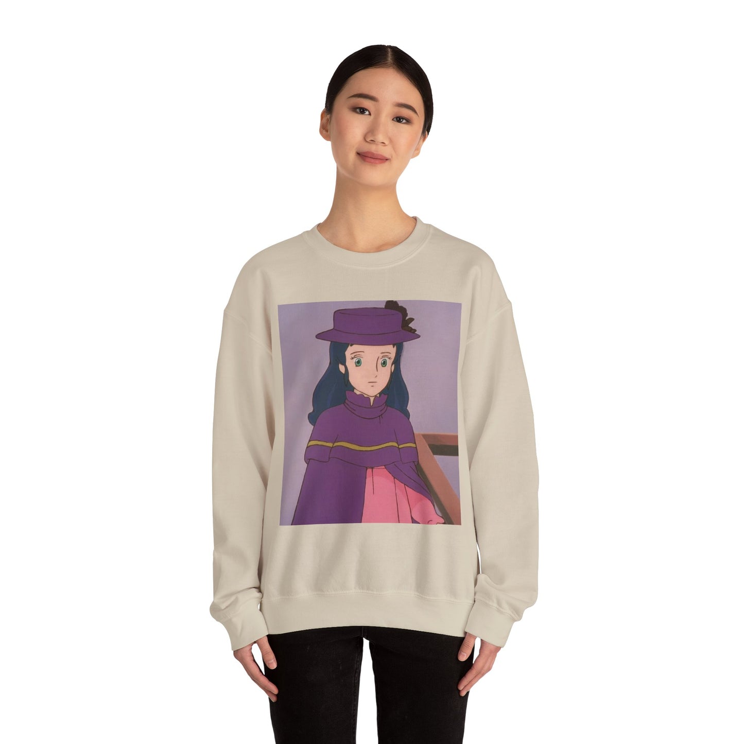 Cozy Cartoon Crewneck Sweatshirt, Anime Sweater, Cute Gift, Casual Attire, Cozy Fashion, Everyday Wear