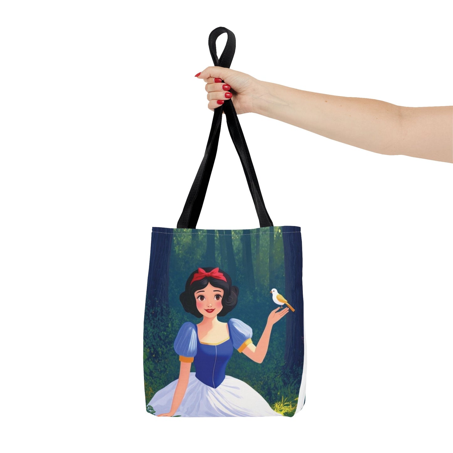 Snow White Forest Tote Bag - Whimsical, Fairy Tale Design, Perfect for Kids and Adults, Eco-Friendly, Great for Shopping & Gifts