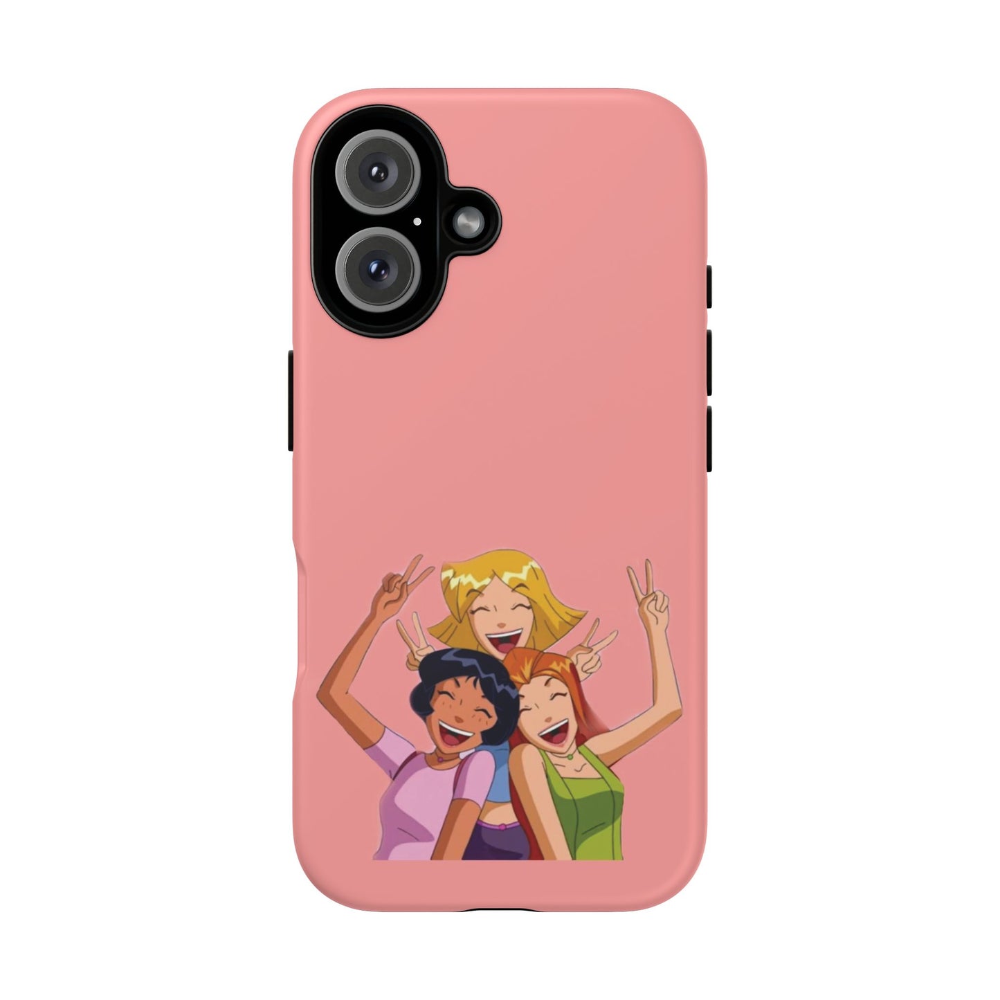 Playful Friendship Phone Case, Cute Girls Phone Cover, Tough Phone Case, Unique Tech Accessory, Gift for Friends, Fun Personalized Case