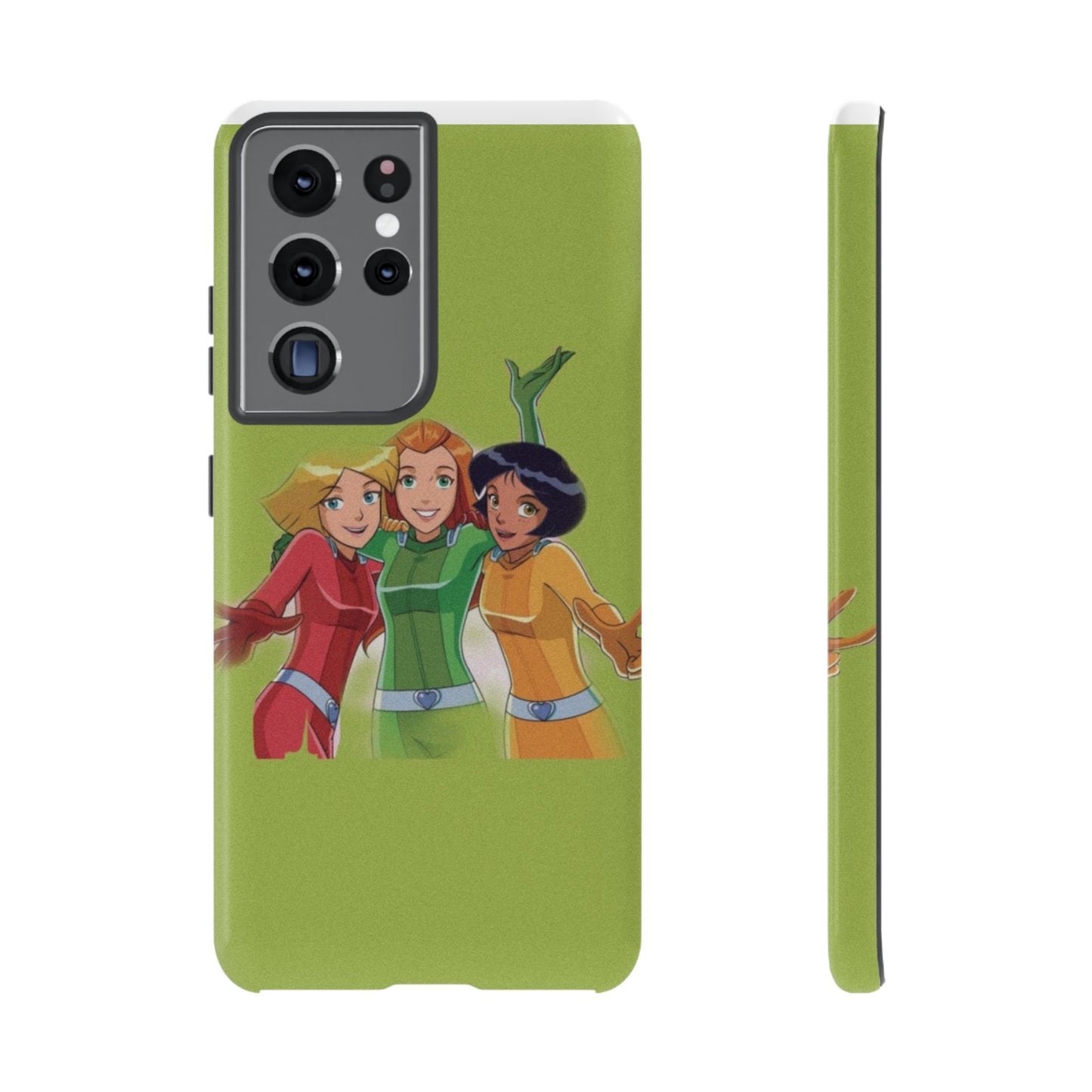 Sassy Phone Case for Tough Girls, Fun Active Protection Cover, Cartoon Friendship, Gift for Teens, Eco-friendly Mobile Accessory