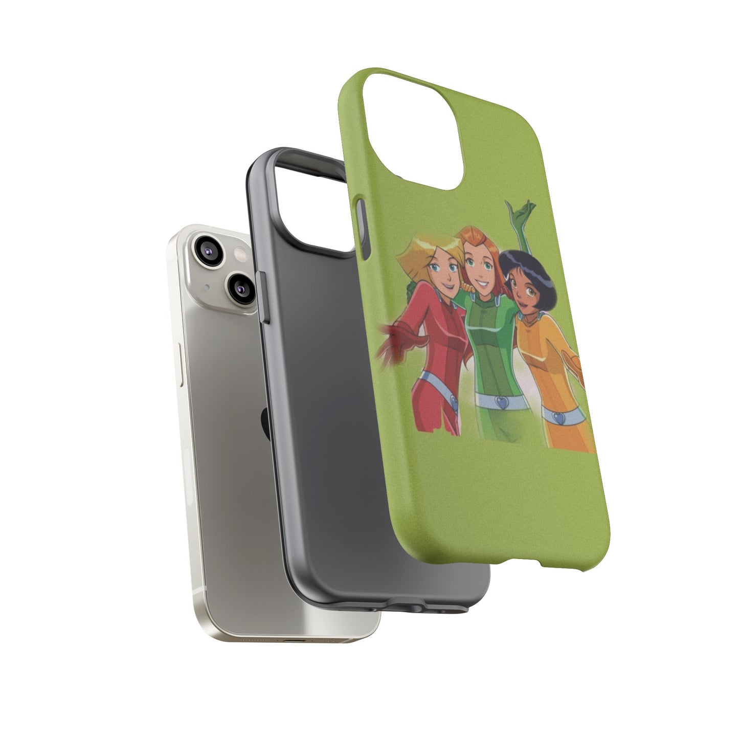 Sassy Phone Case for Tough Girls, Fun Active Protection Cover, Cartoon Friendship, Gift for Teens, Eco-friendly Mobile Accessory