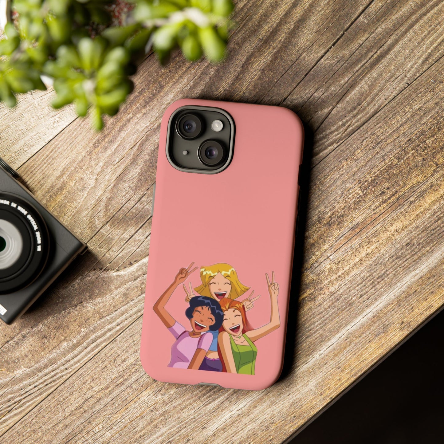 Playful Friendship Phone Case, Cute Girls Phone Cover, Tough Phone Case, Unique Tech Accessory, Gift for Friends, Fun Personalized Case