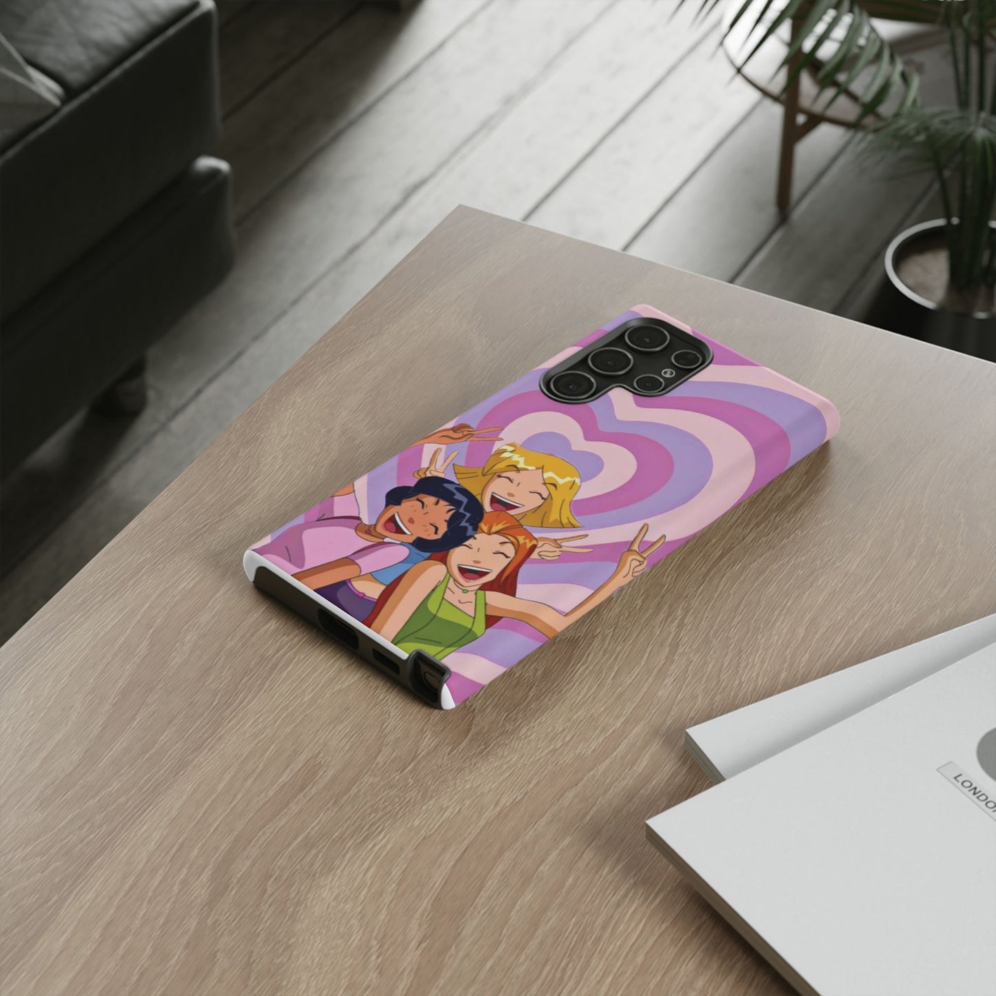 Colorful Phone Case with Cheerful Design, Fun Accessories, Gift for Teens, Trendy Tech Cover, Girls' Birthday Present