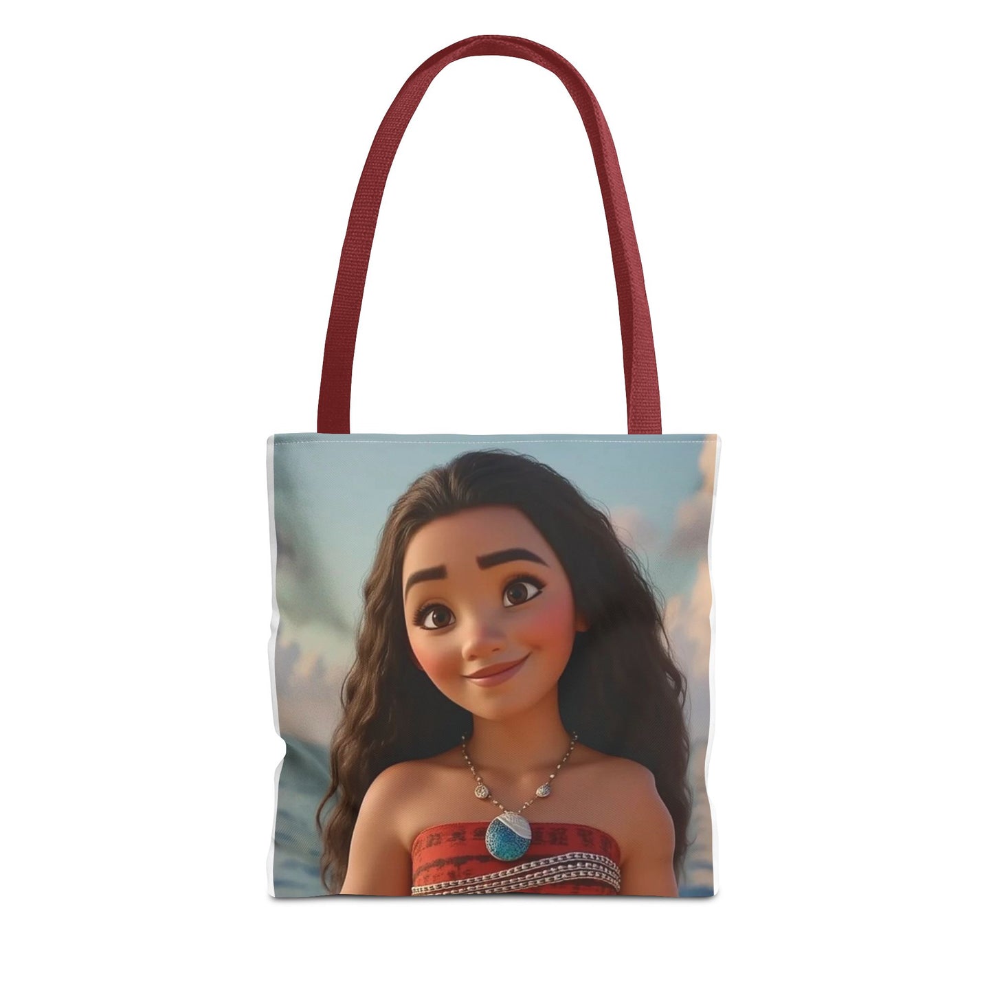Moana-Inspired Tote Bag, Stylish Beach Tote, Gen Z Fashion, Vacation Accessory, Gift for Disney Lovers, Eco-Friendly Bag