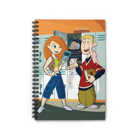 Kim Possible Spiral Notebook - Ruled Line, School Supplies, Back to School, Stationery, Gift for Students, Cute Notebook