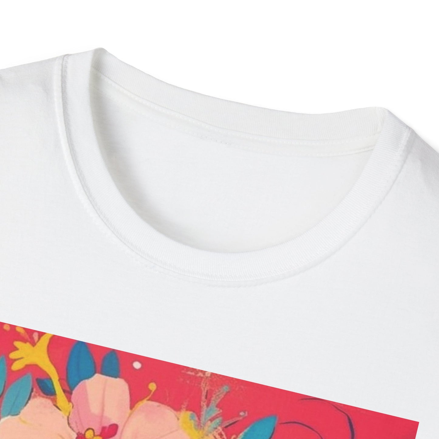 Floral Goddess T-Shirt, Soft Cotton Tee, Boho Chic Apparel, Casual Style, Gift for Her, Summer Fashion