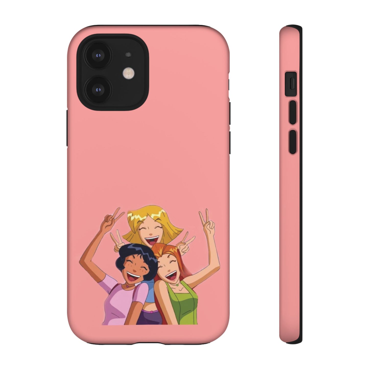 Playful Friendship Phone Case, Cute Girls Phone Cover, Tough Phone Case, Unique Tech Accessory, Gift for Friends, Fun Personalized Case