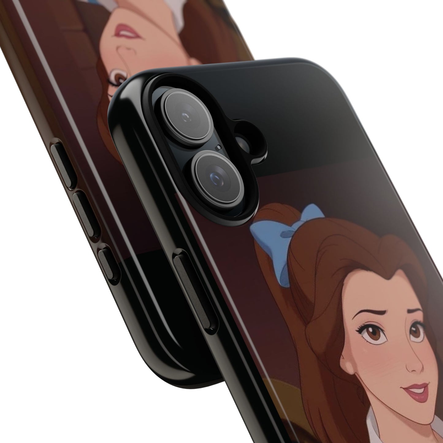Disney Princess Phone Case, Tough Cases for Girls, Aesthetic Phone Cover, Belle Inspired Design, Cute Gift for Kids