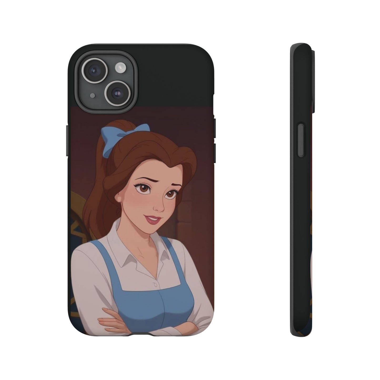 Disney Princess Phone Case, Tough Cases for Girls, Aesthetic Phone Cover, Belle Inspired Design, Cute Gift for Kids