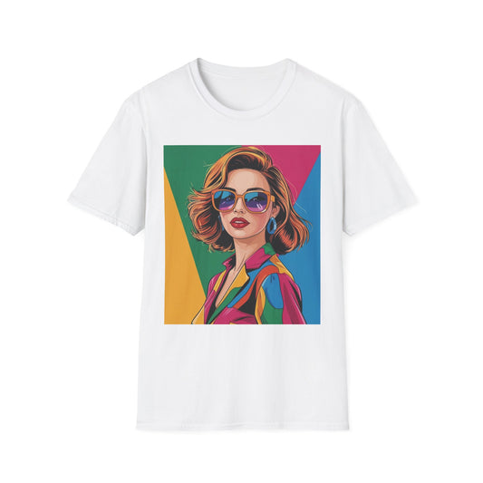 Vibrant Graphic Tee, Retro Style Unisex T-Shirt, Summer Fashion Top, Casual Wear, Gift for Her, Statement Shirt